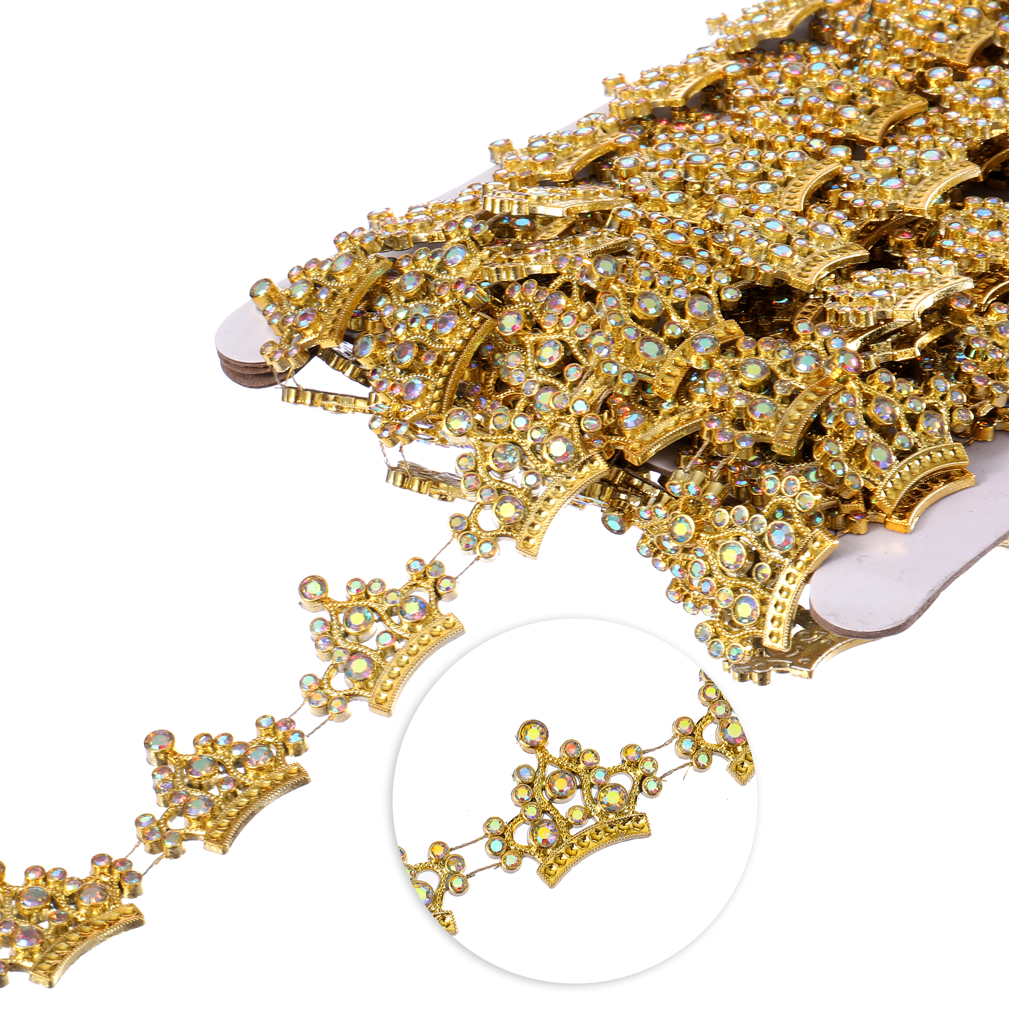 23mm Crown Trimming 3yds - Gold