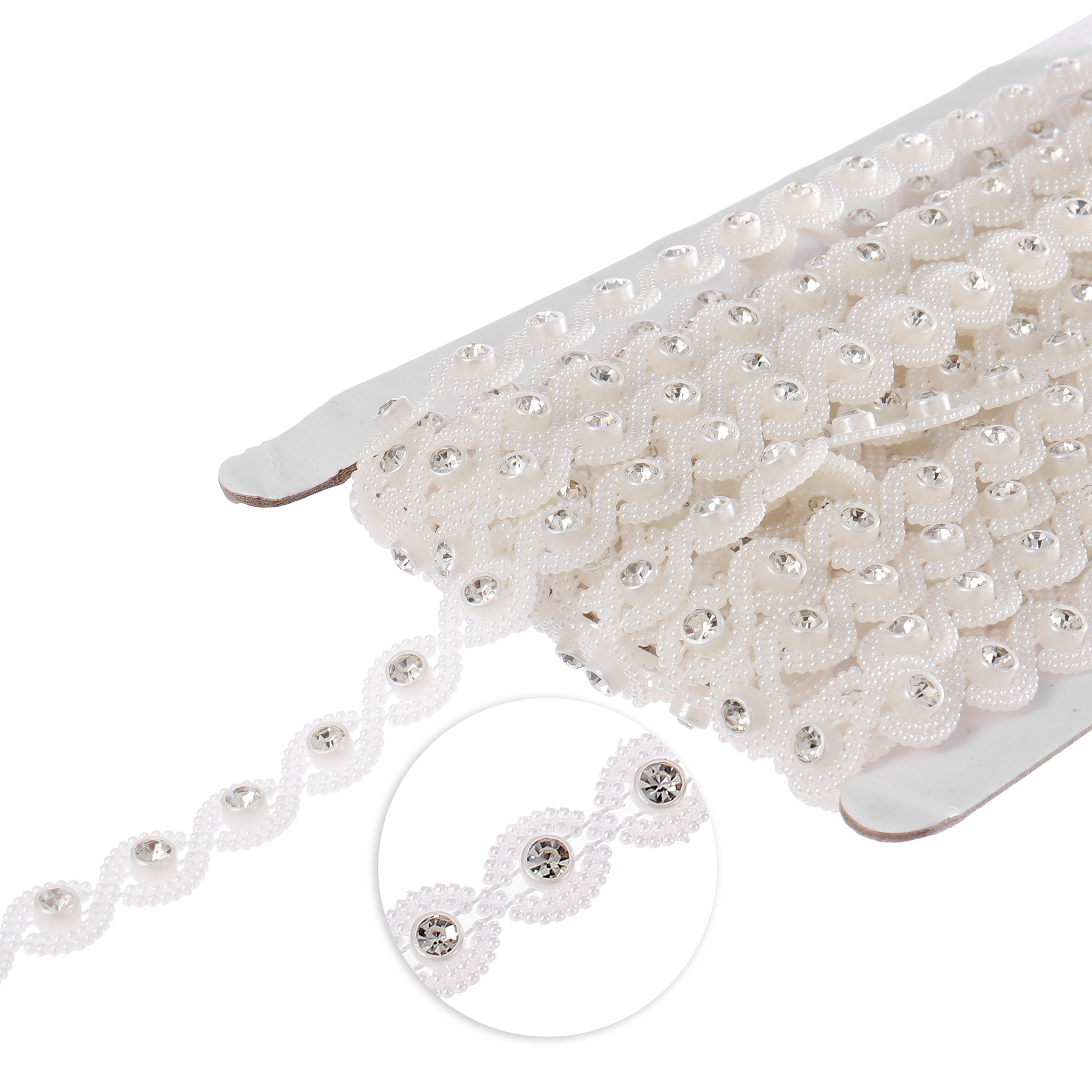 12mm Pearl Wave Trimming 5yds