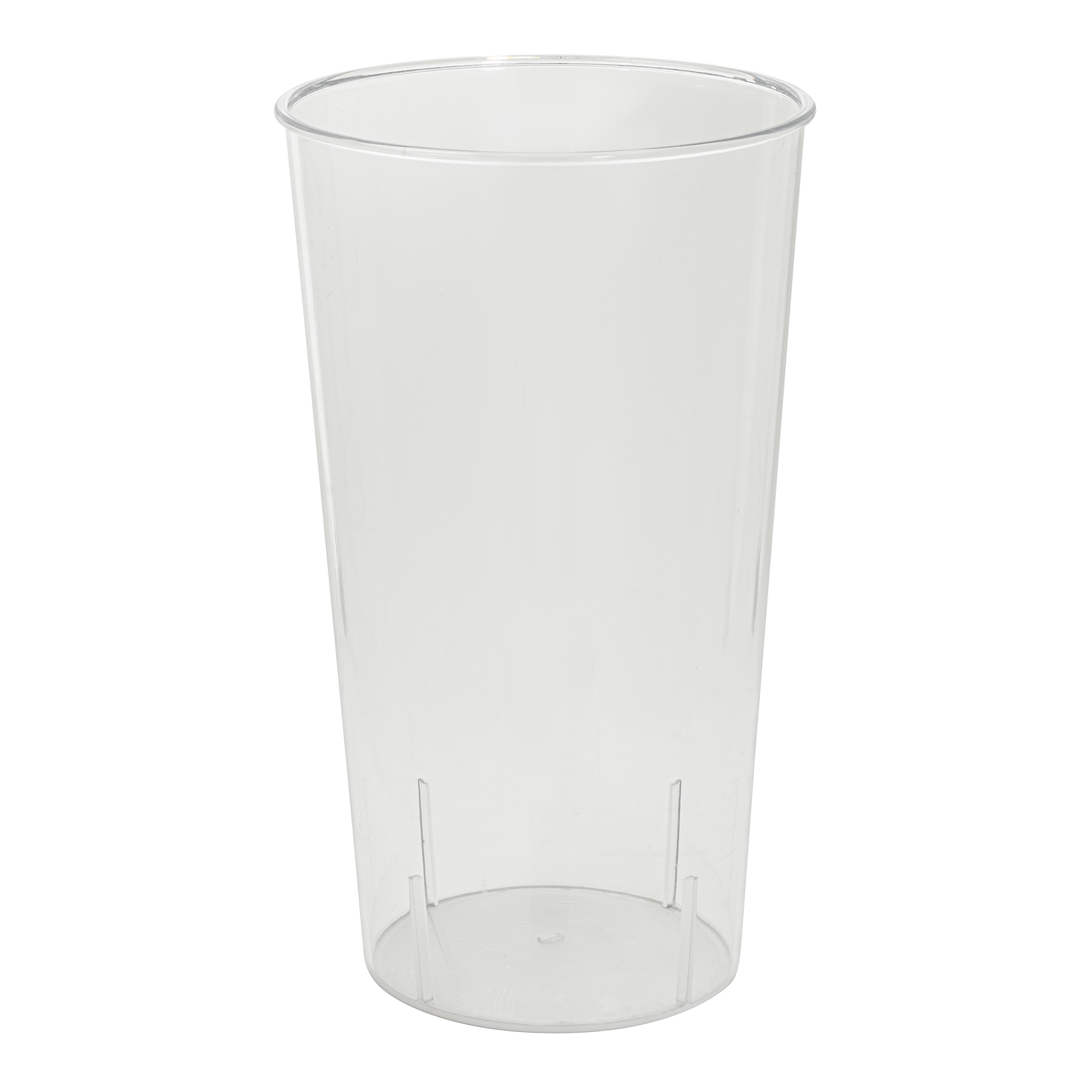 Plastic Cylinder Vase 15" - Clear