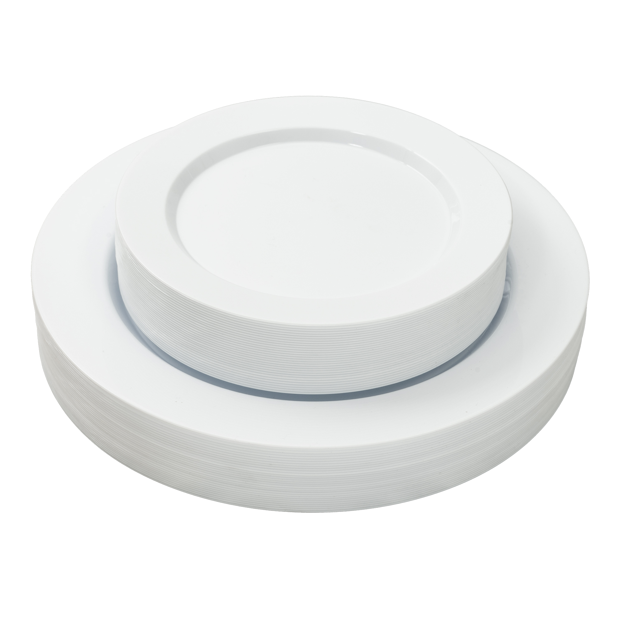 Disposable Deluxe Plate Set 50pc/set - White