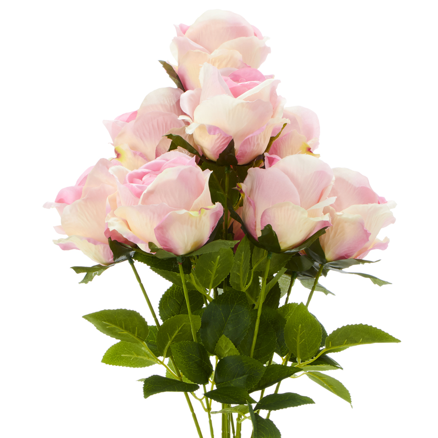Artificial Rose Bouquet - Light Pink