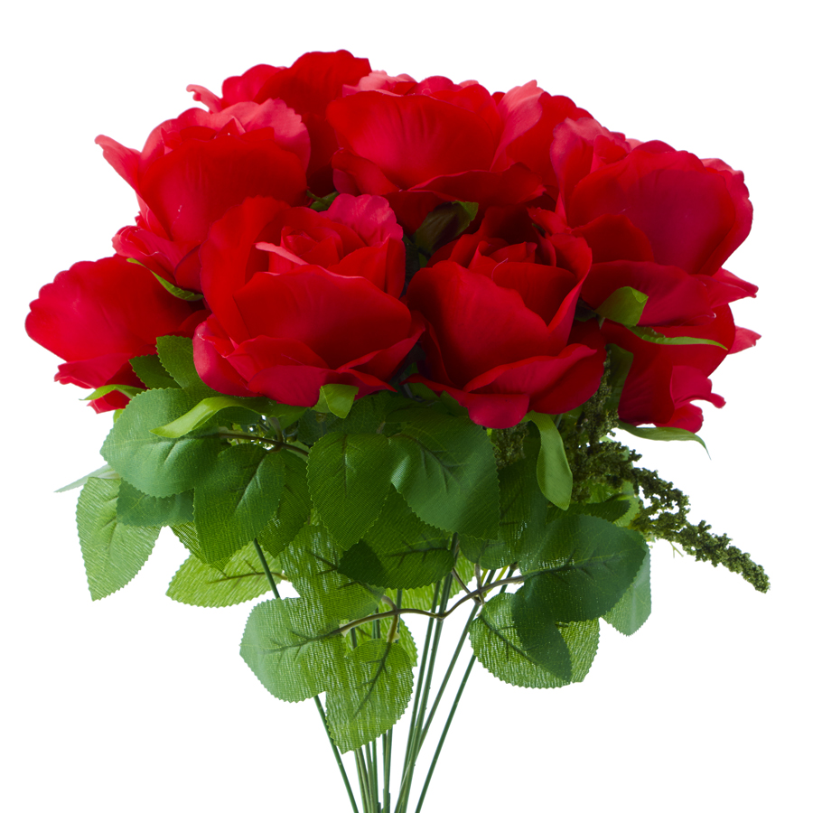 Artificial Rose Bouquet - Red