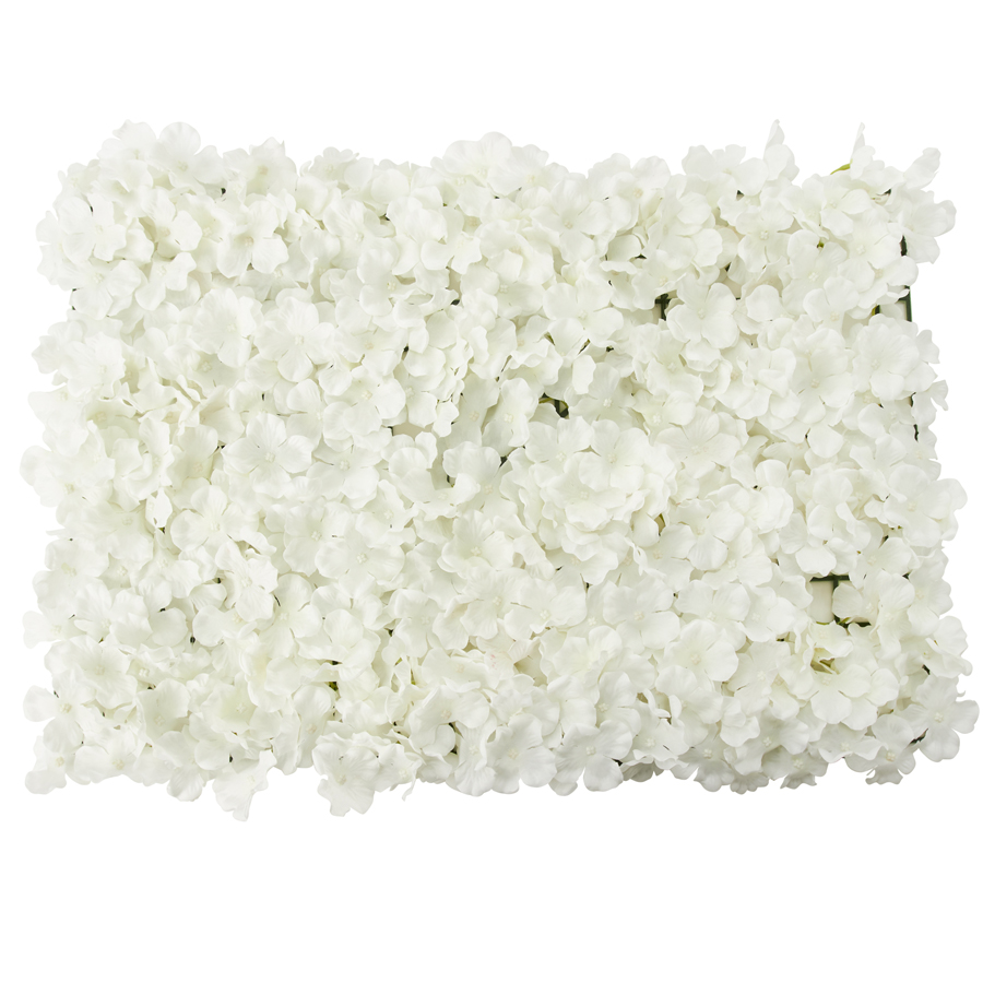 Artificial Hydrangea Mat 24" - White