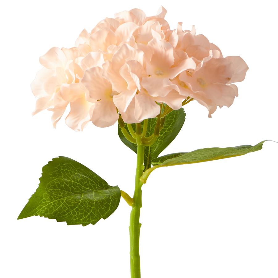 Artificial Hydrangea Stem - Blush
