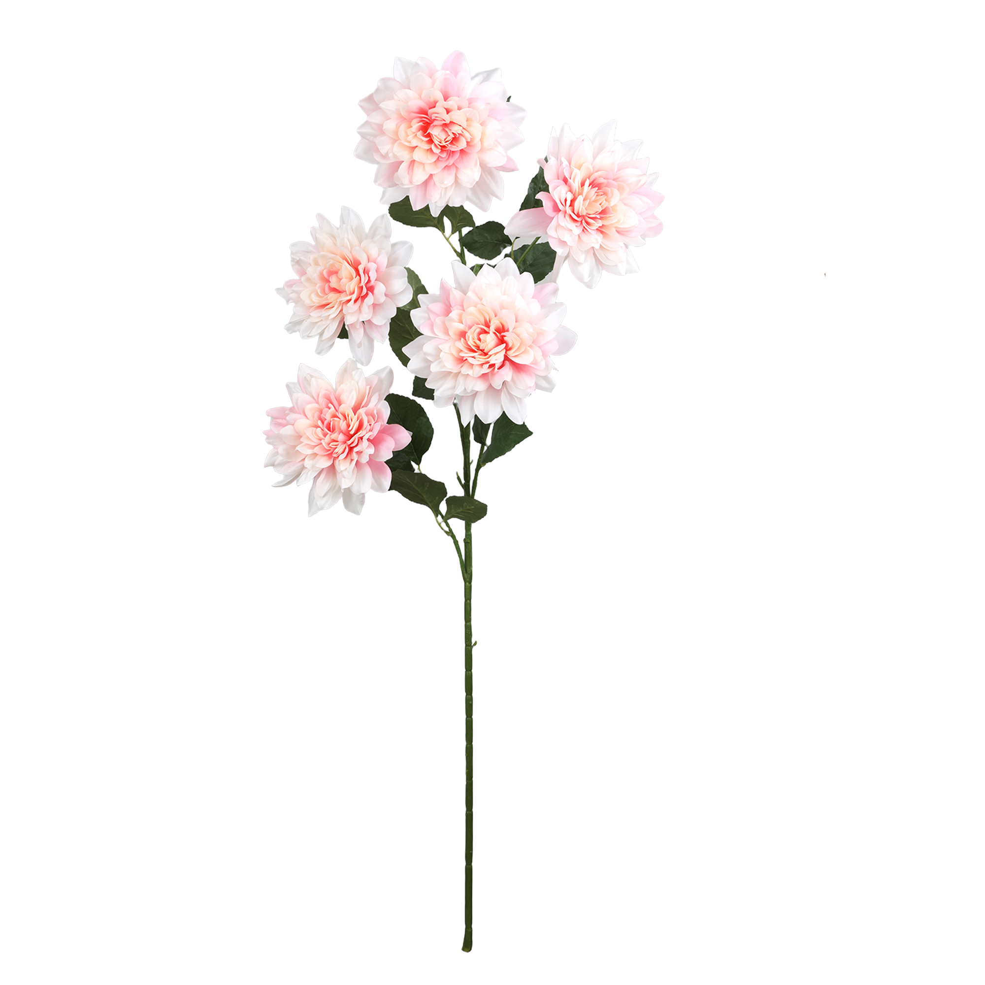 Artificial 5 Head Dahlia Stem 50" - Pink