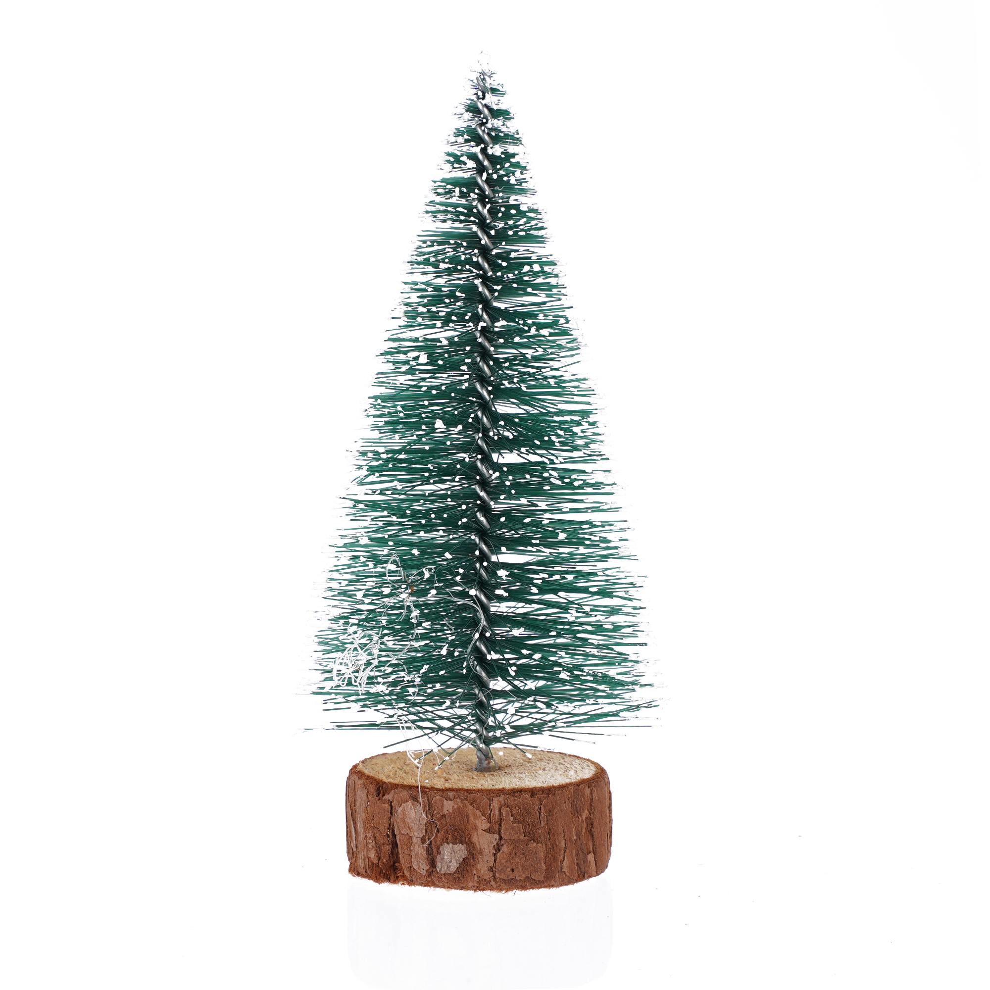 Artificial Mini Pine Needle Tree With Snow 6"