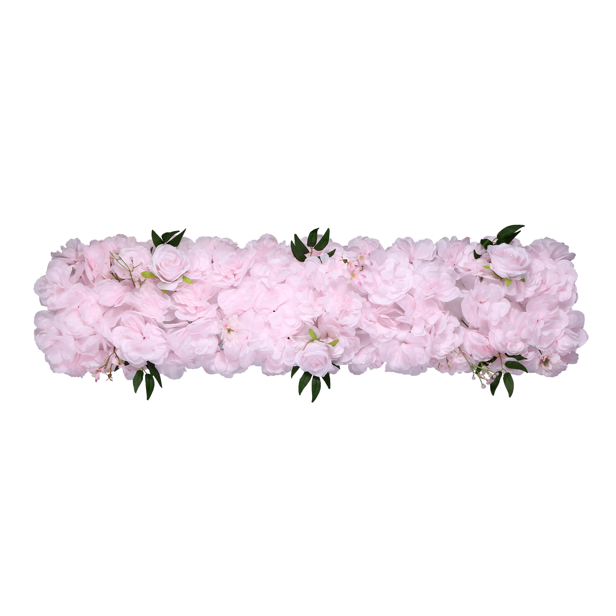 Mixed Flower Table Runner 40" - Pink