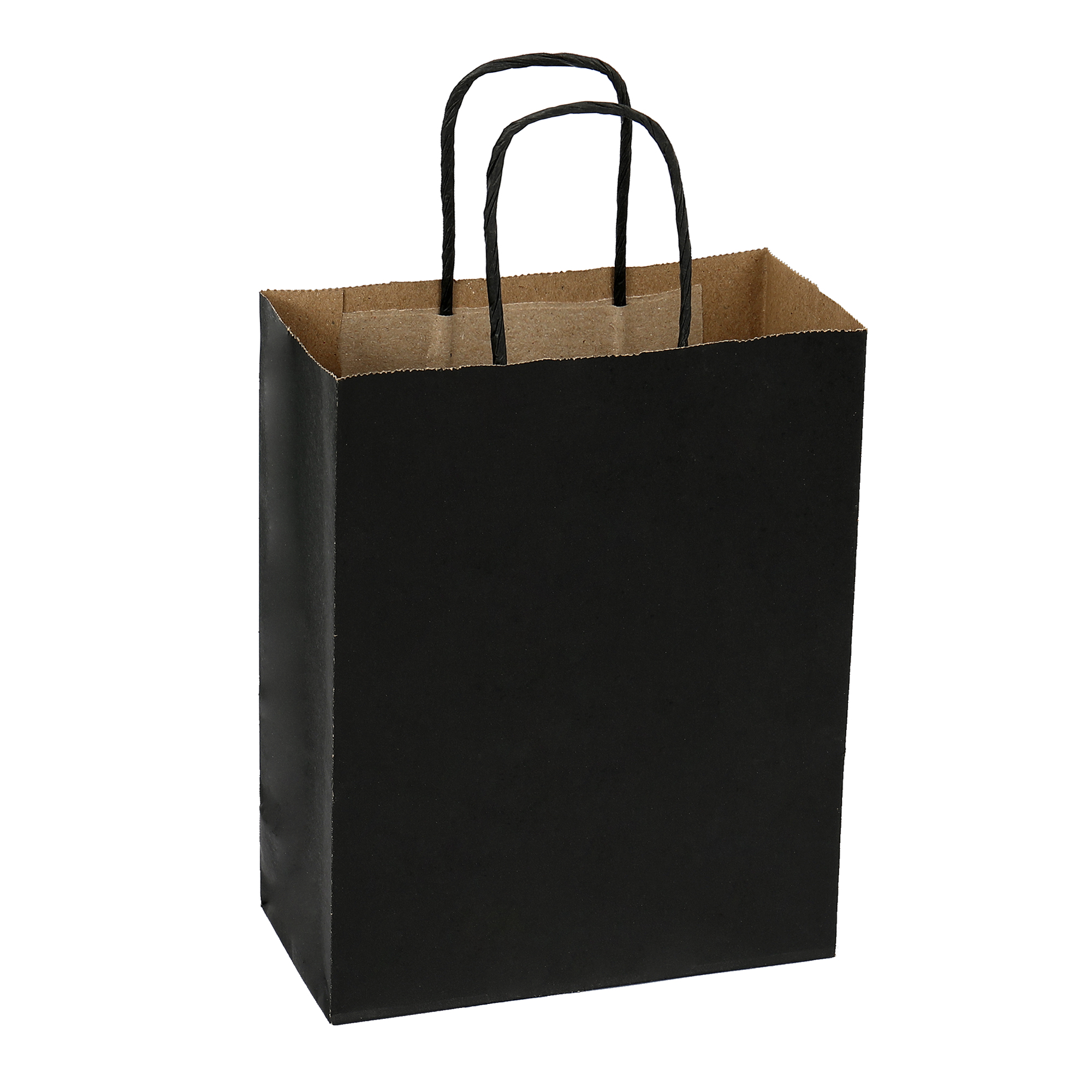 Paper Bags with Handles for Favors & Gifts 6" - Black
