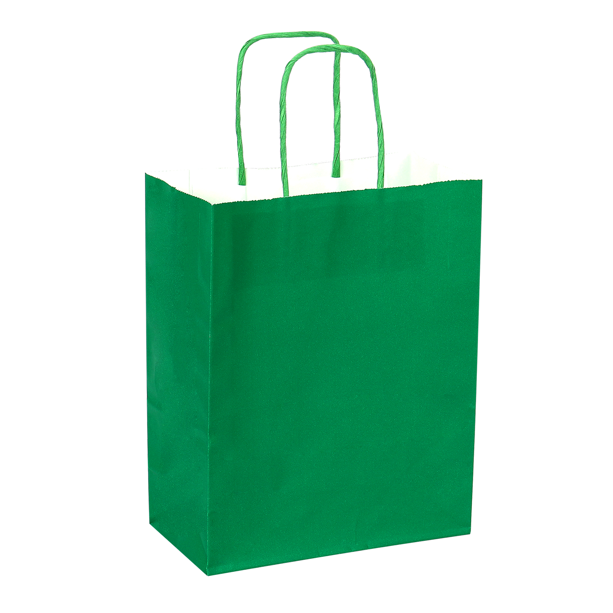 Paper Bags with Handles for Favors & Gifts 6" - Green