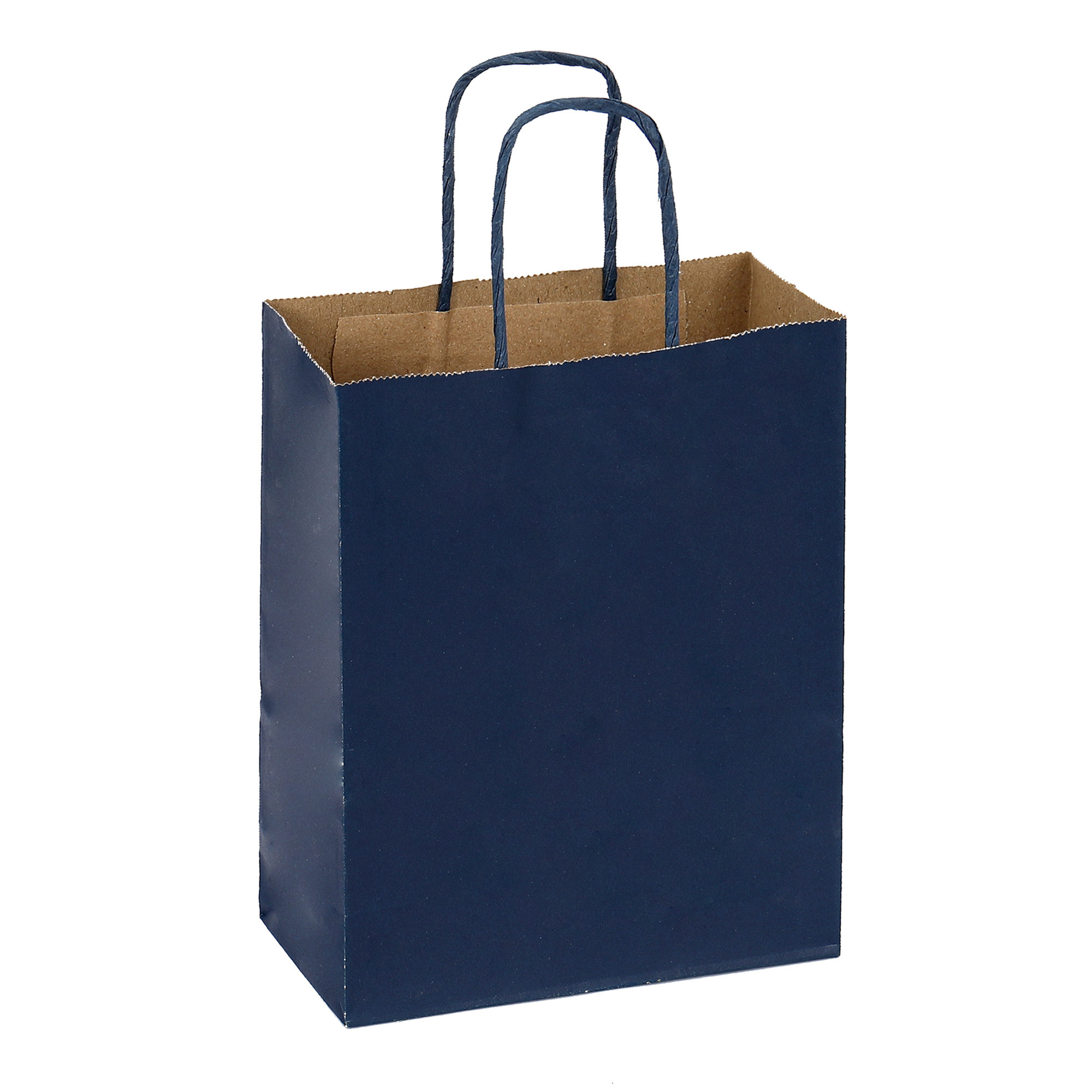 Paper Bags with Handles for Favors & Gifts 6" - Navy