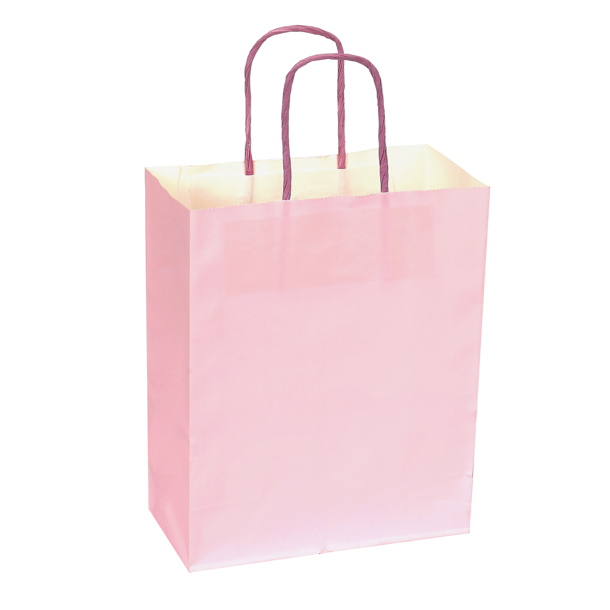 Paper Bags with Handles for Favors & Gifts 6" - Pink