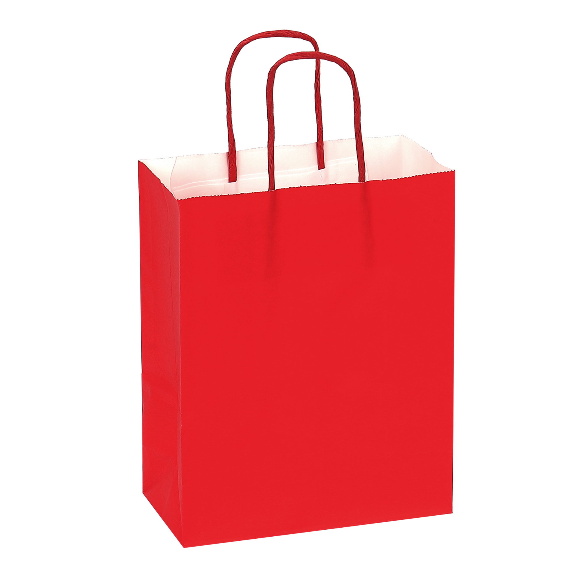 Paper Bags with Handles for Favors & Gifts 6" - Red