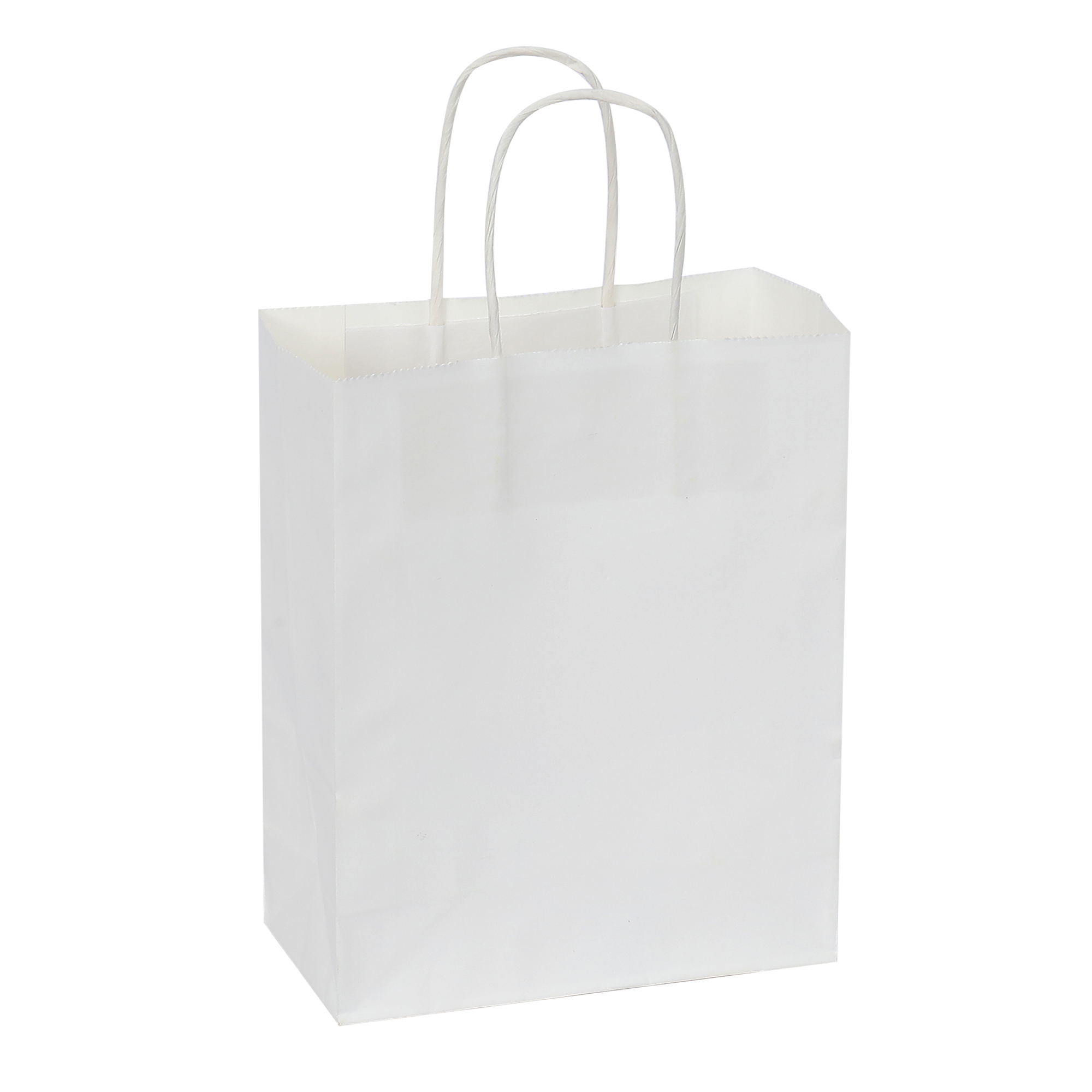 Paper Bags with Handles for Favors & Gifts 6" - White