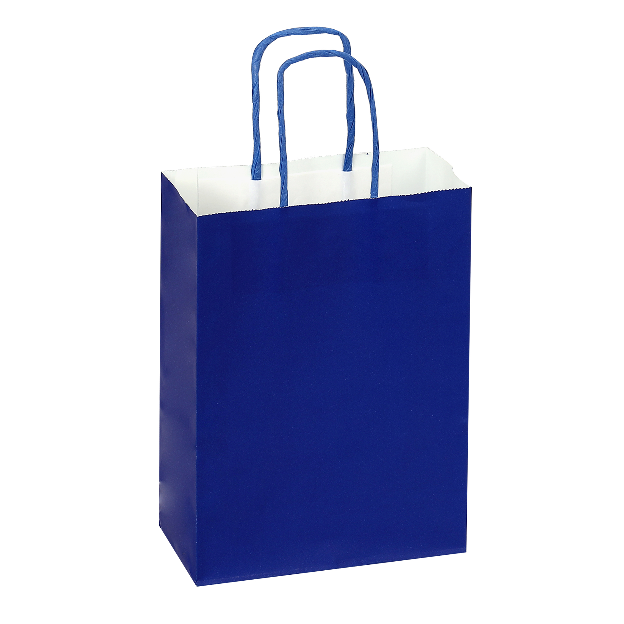 Paper Bags with Handles for Favors & Gifts 8" - Royal Blue