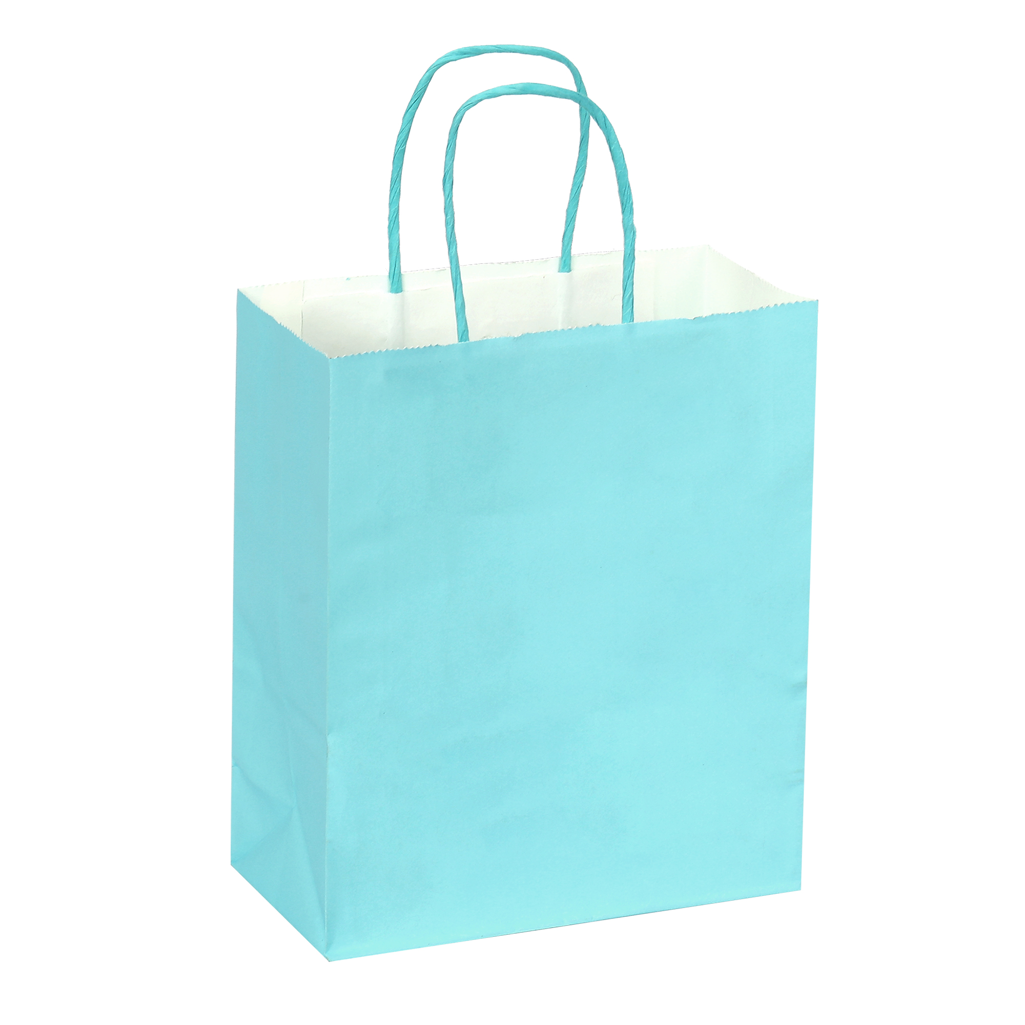 Paper Bags with Handles for Favors & Gifts 15&frac34;" - Blue