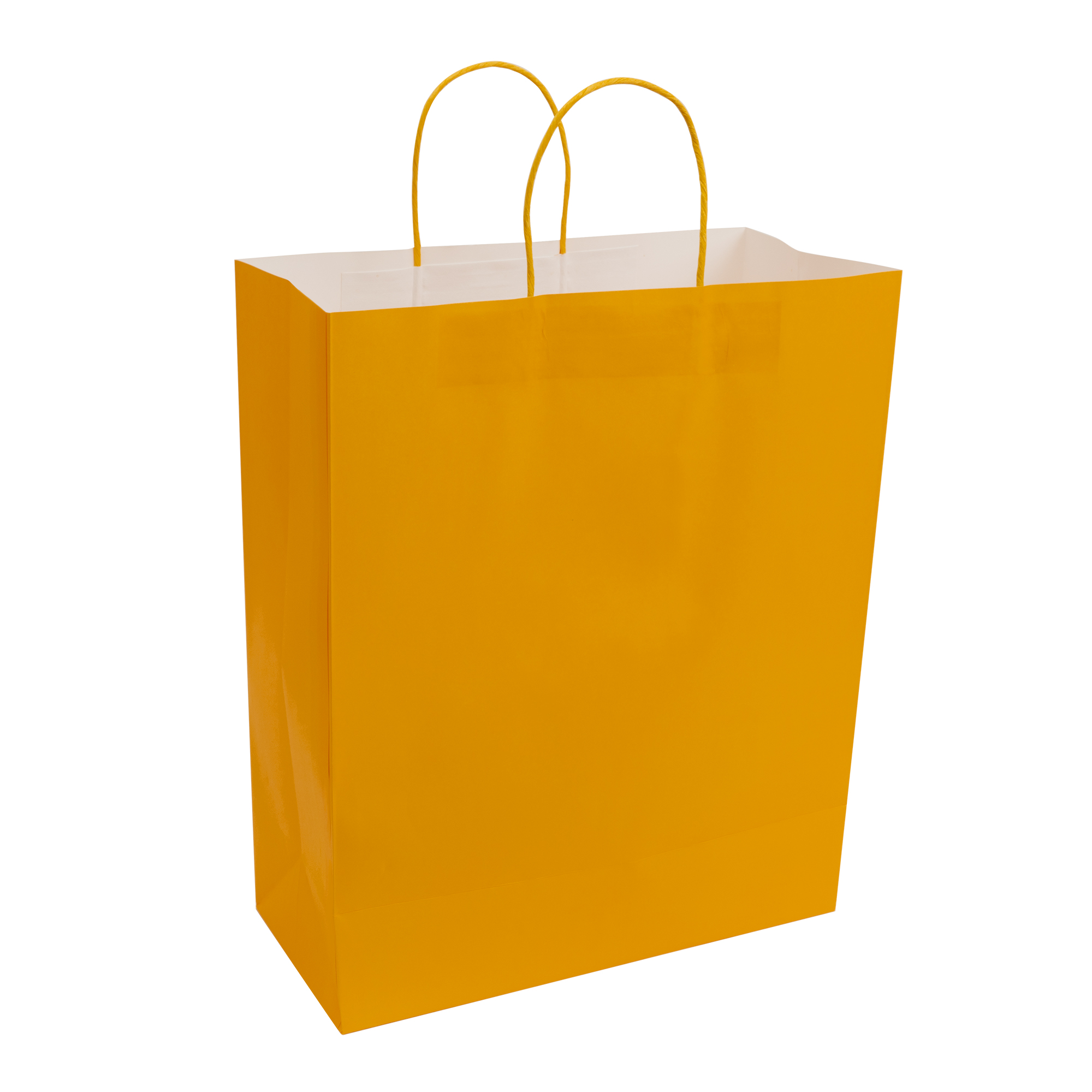 Paper Bags with Handles for Favors & Gifts 15&frac34;" - Gold