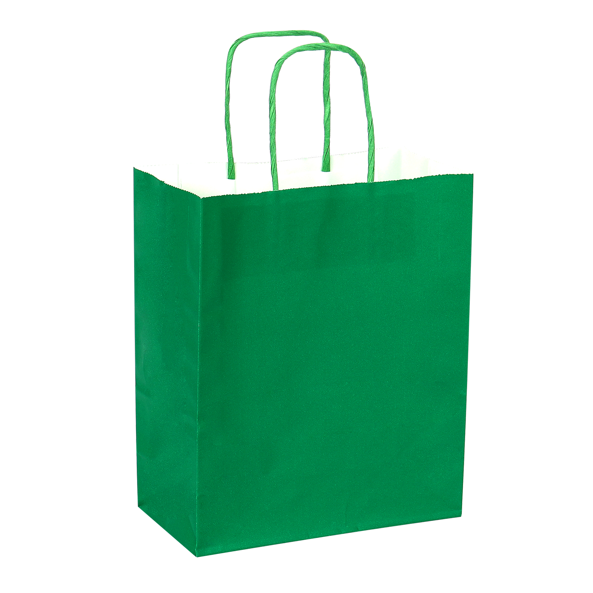 Paper Bags with Handles for Favors & Gifts 15&frac34;" - Green