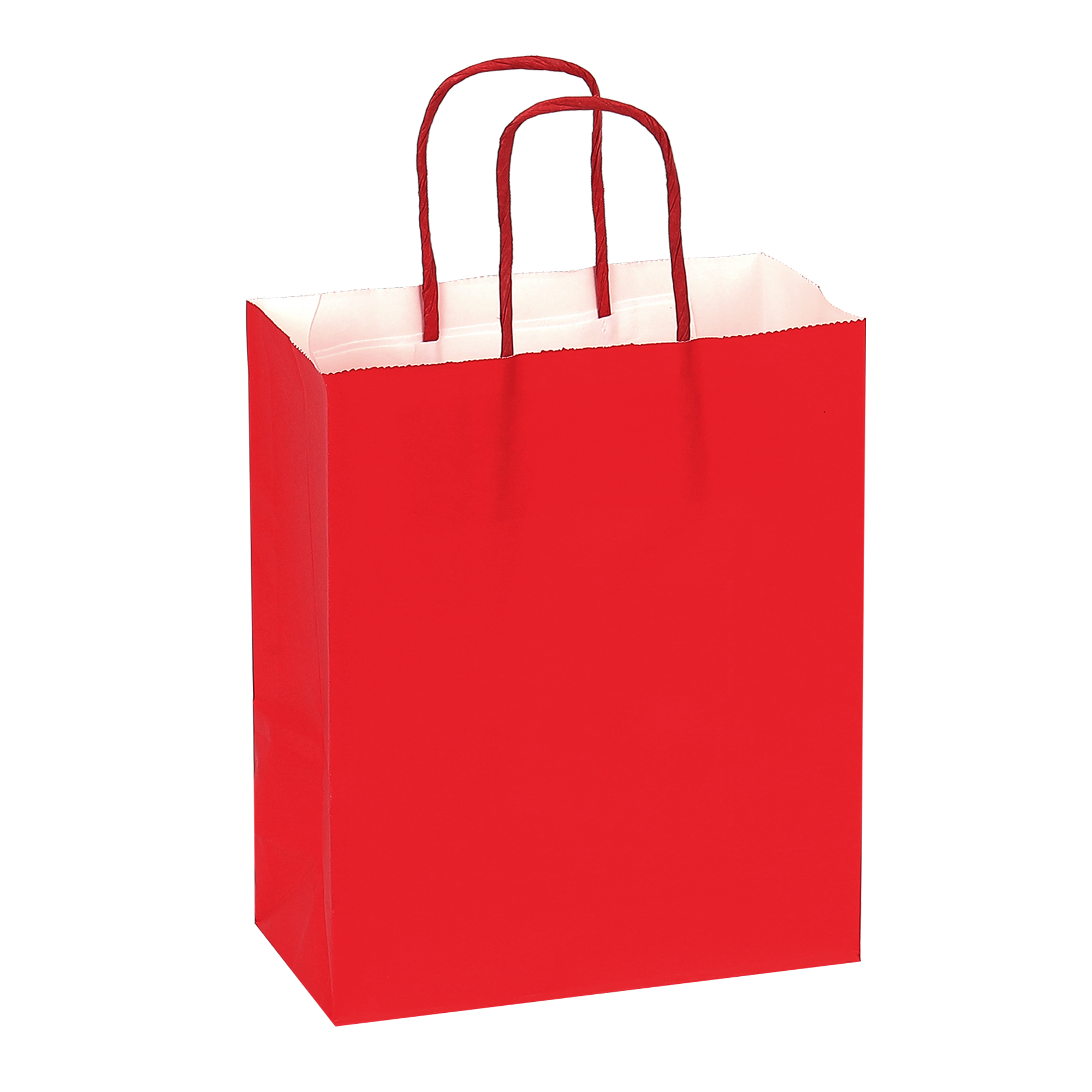 Paper Bags with Handles for Favors & Gifts 15&frac34;" - Red