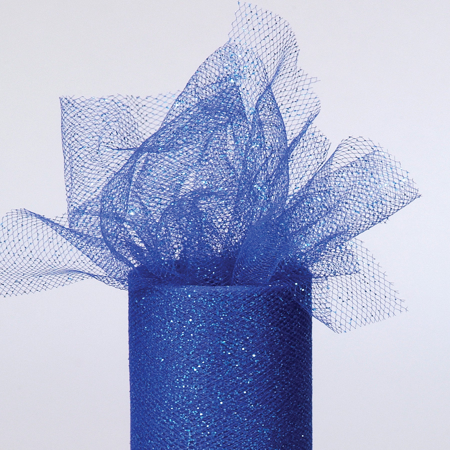 Glittered Tulle Rolls 6" x 10yds