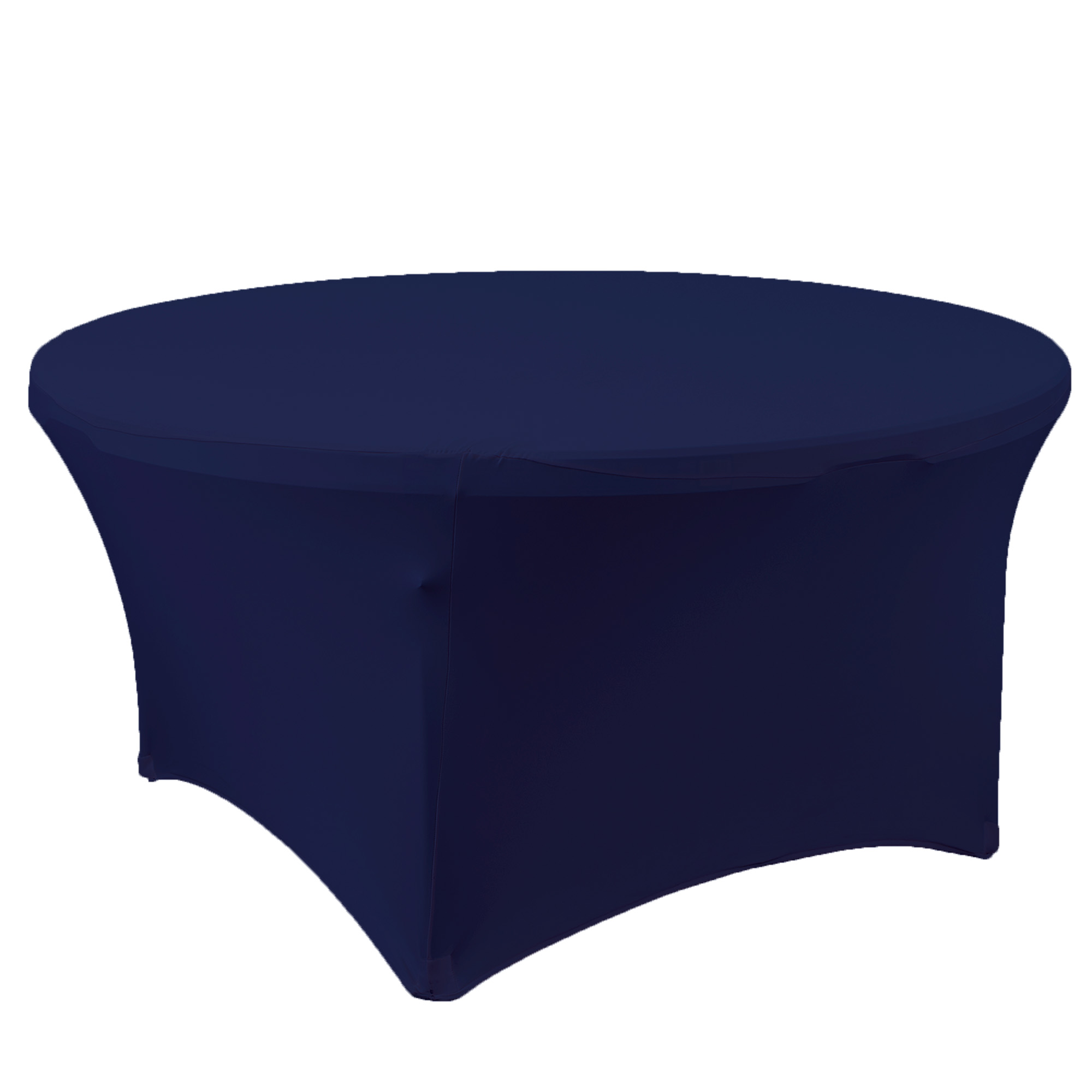 Spandex Round Table Cover 60" - Navy
