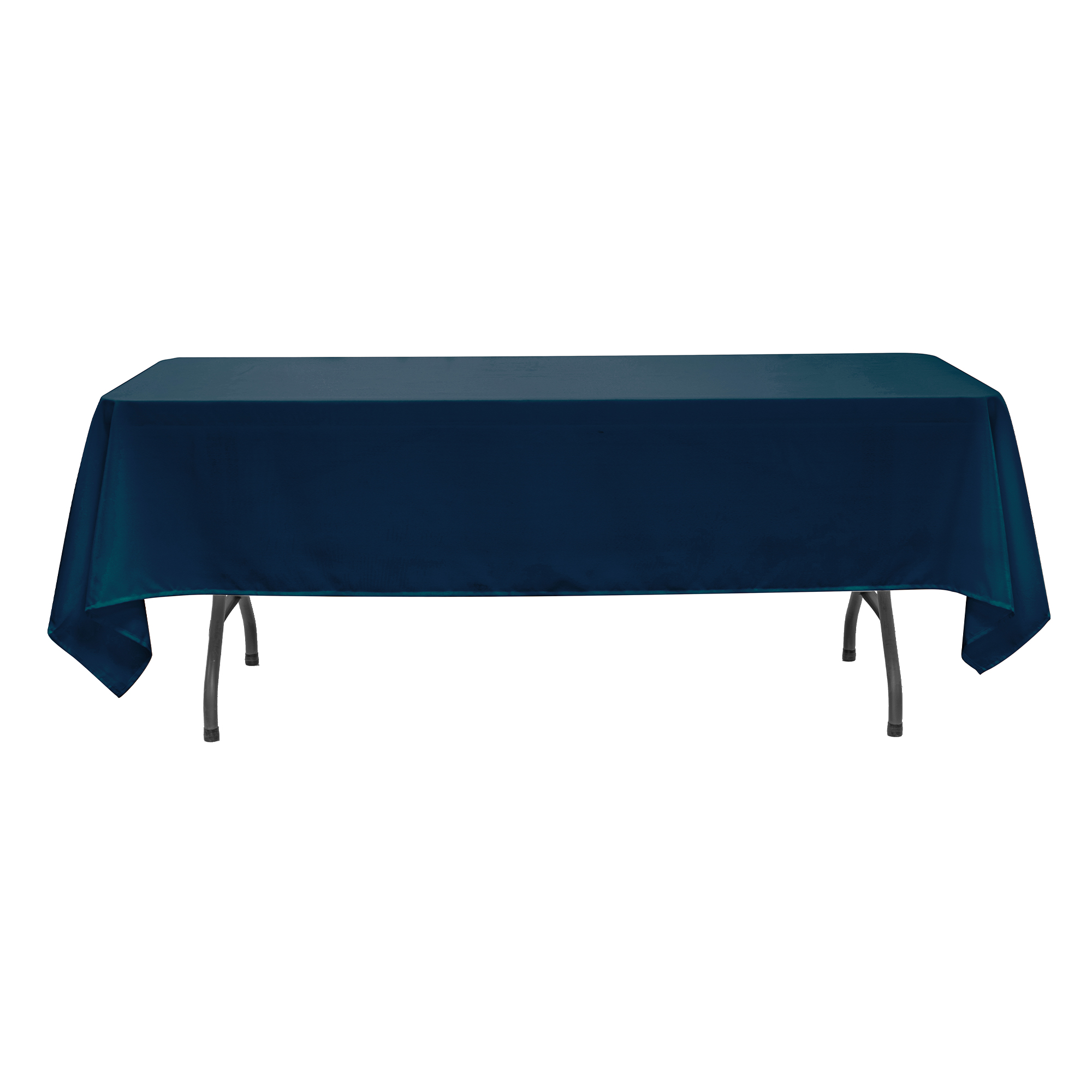 Value Rectangle Polyester Table Cover 60" x 102" - Navy