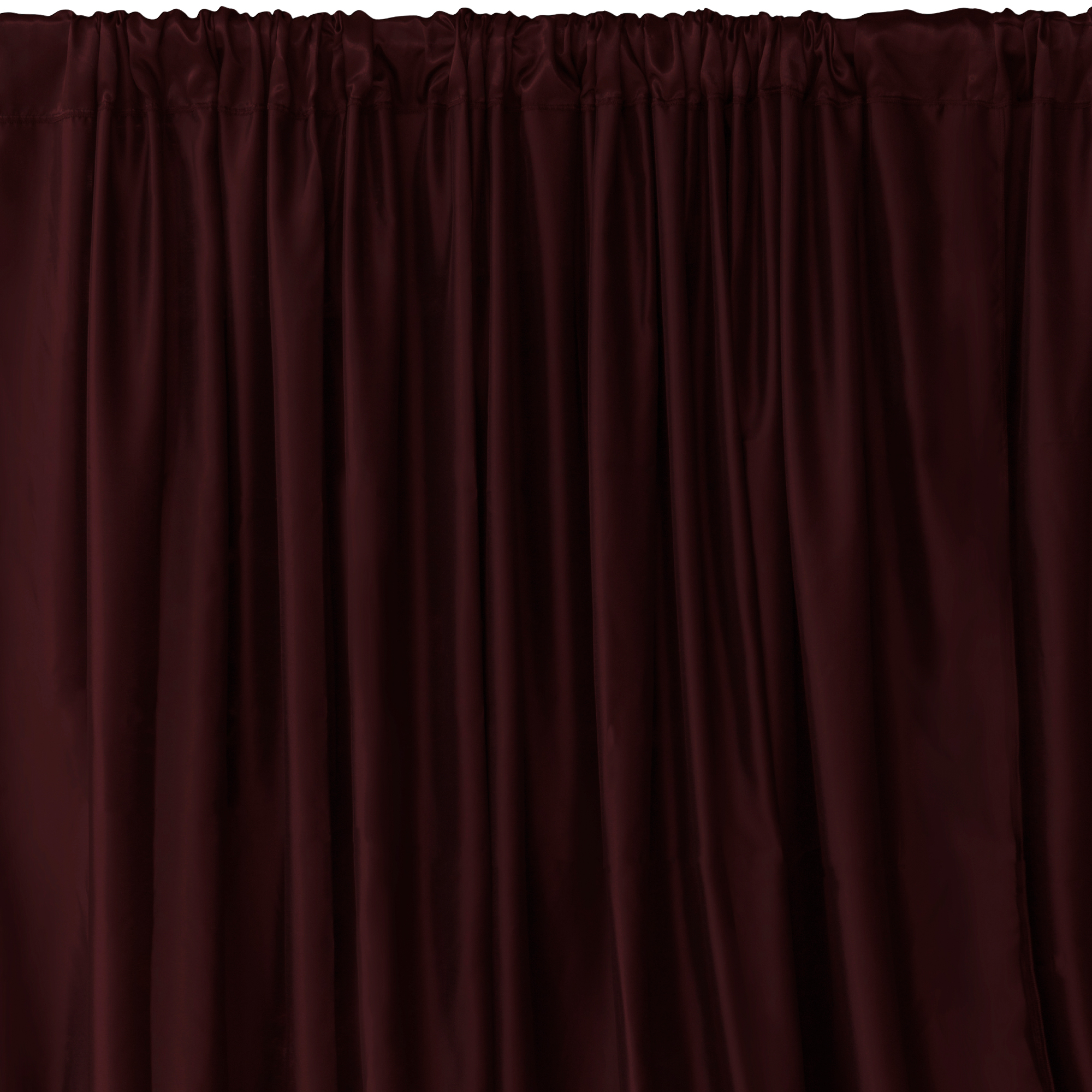 Satin Backdrop 10ft x 10ft - Burgundy