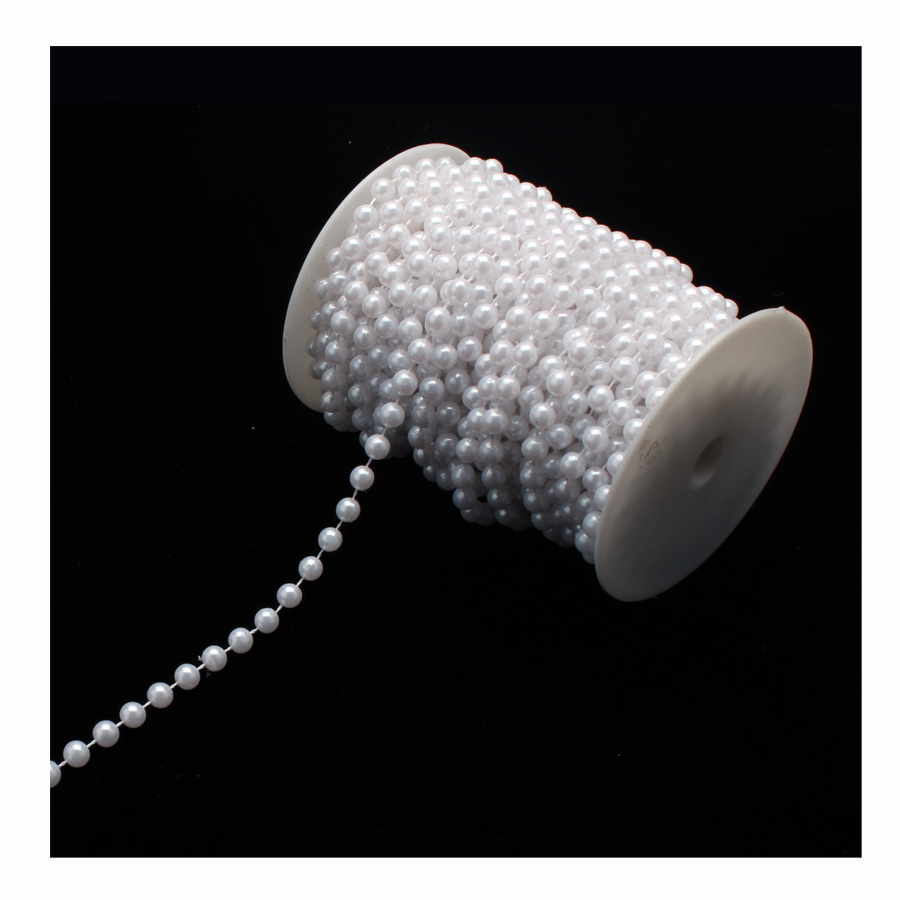 Pearl Rolls 8mm White