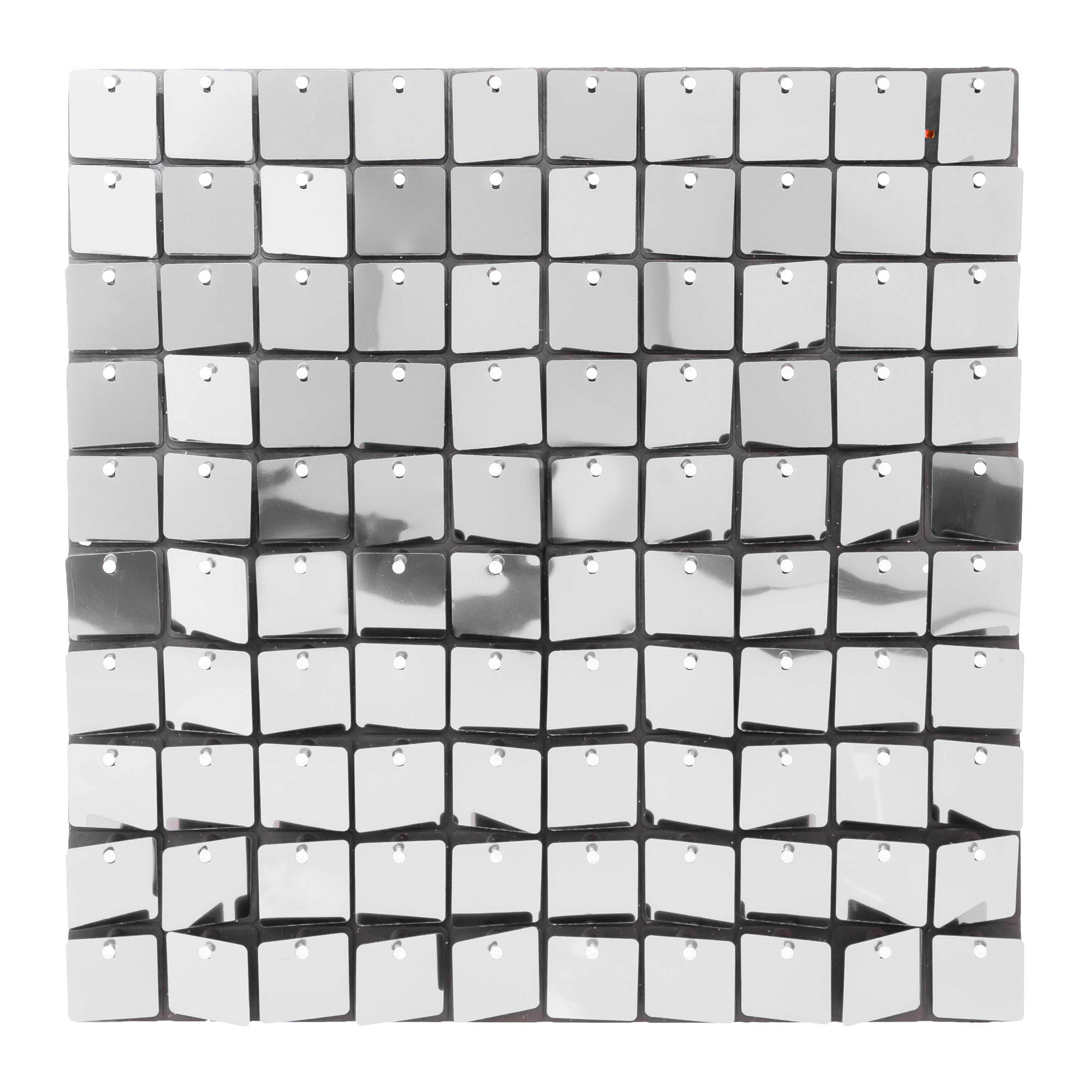 Square Spangle Wall Décor - Silver