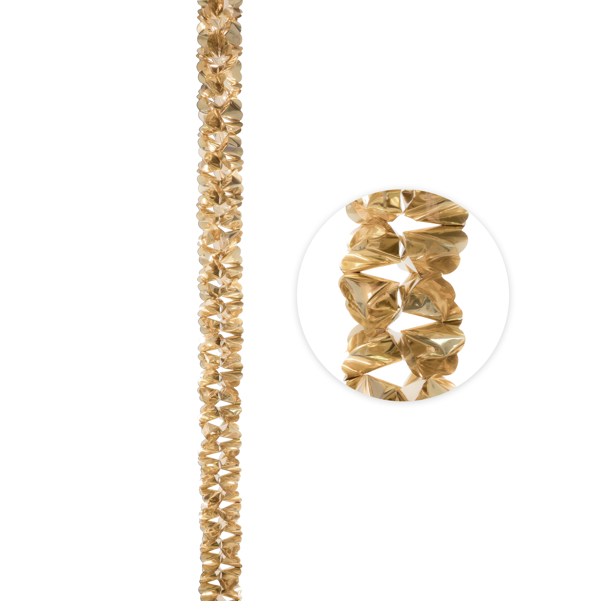 Metallic Foil Garland 144" - Champagne