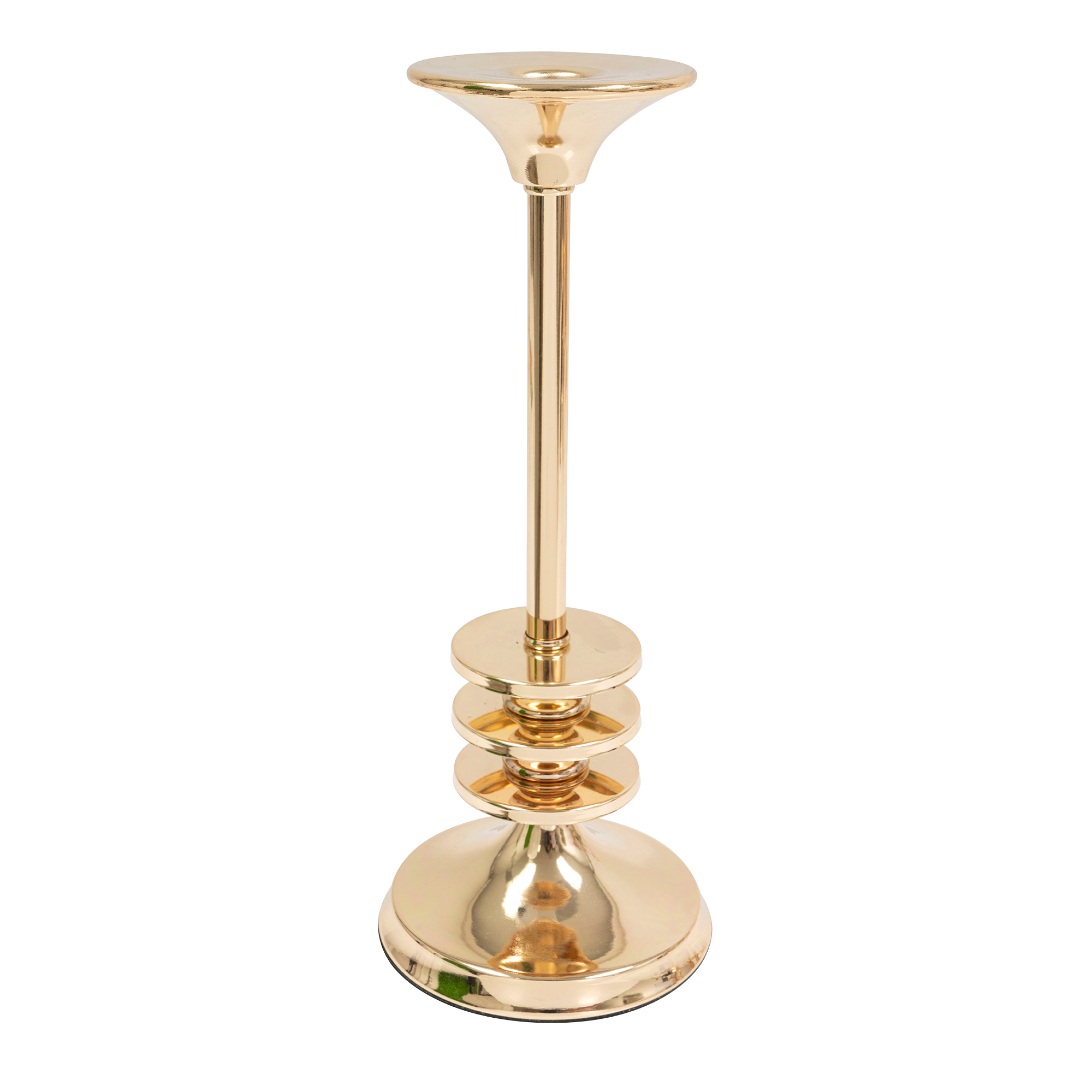 Metal Taper Candle Holder 11&frac12;" - Gold