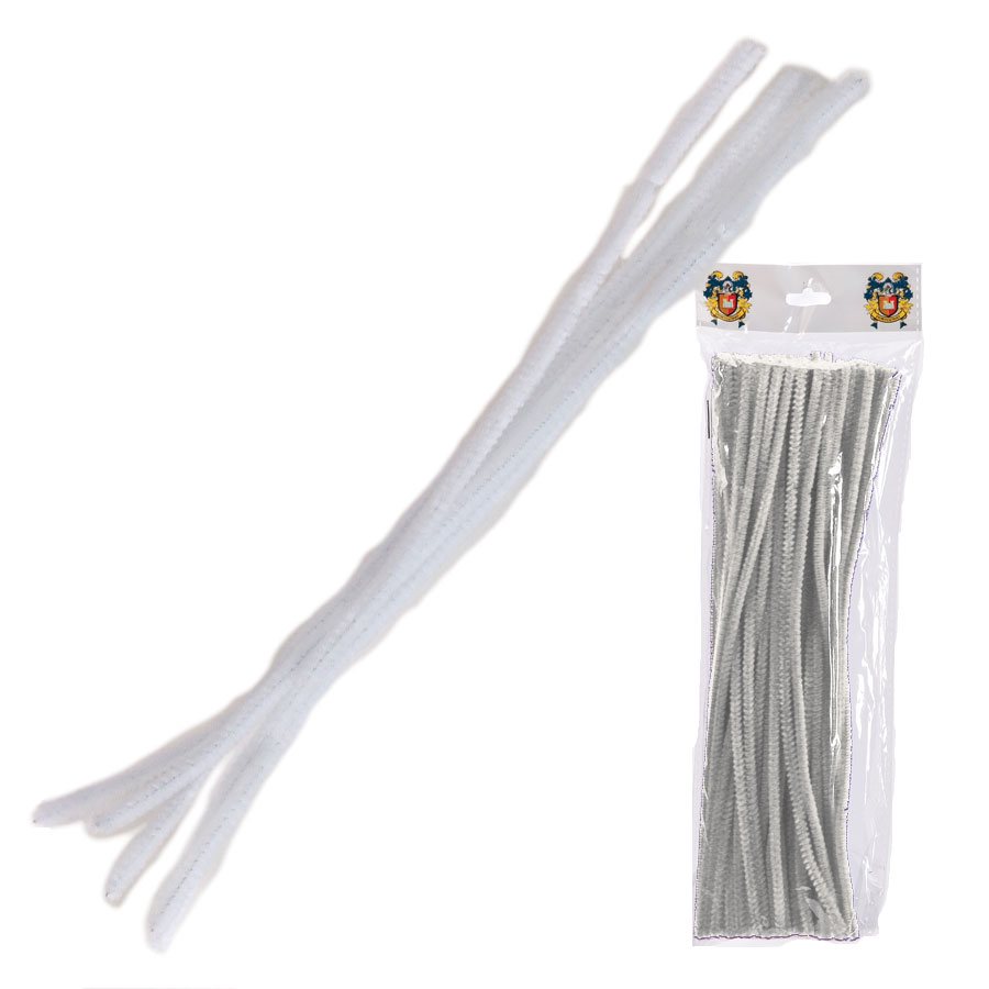 Chenille Pipe Cleaners 1bag=100pc