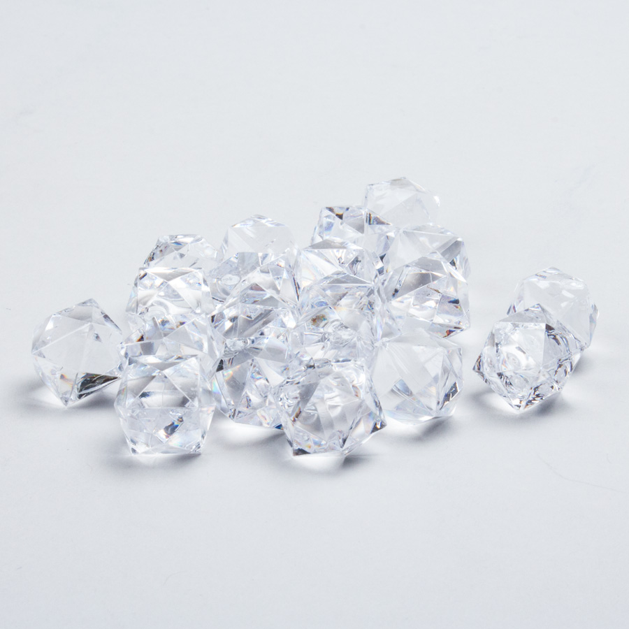 Acrylic Diamond Cube Clear