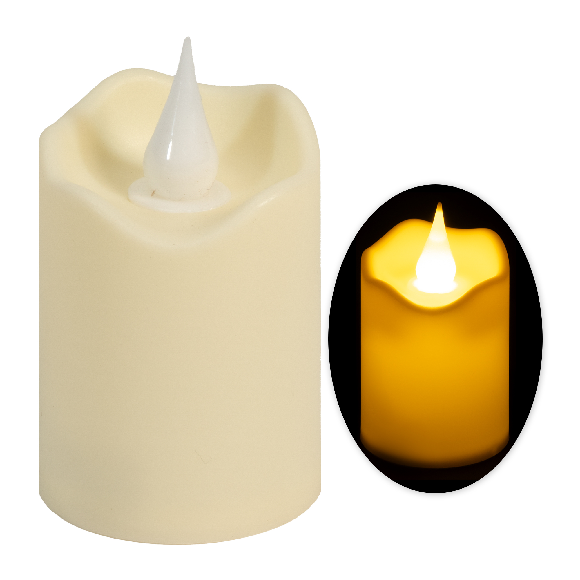 LED Flameless Flickering Candle 2&frac12;" 12pc/box