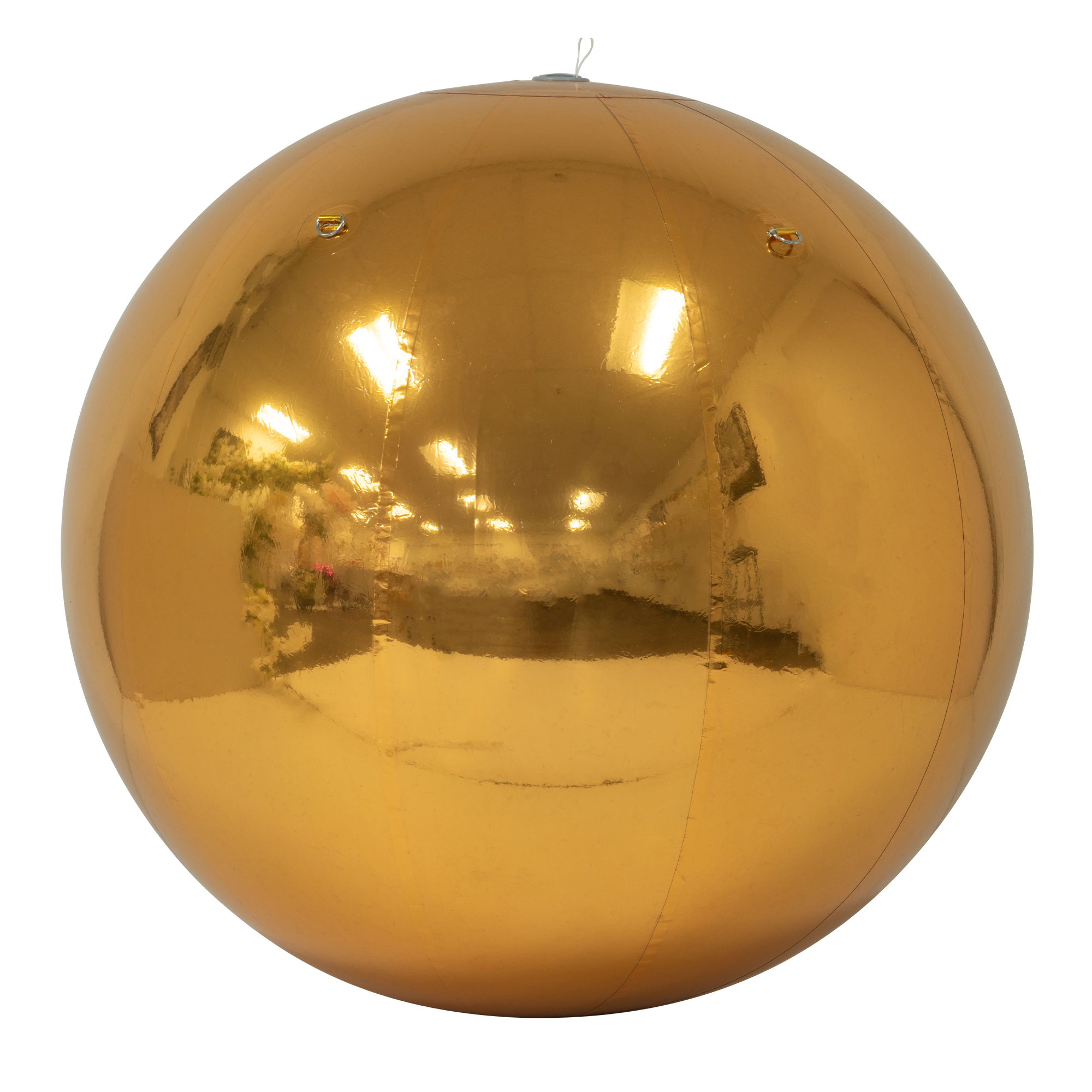 Inflatable Decoration Mirror Ball 16" - Gold