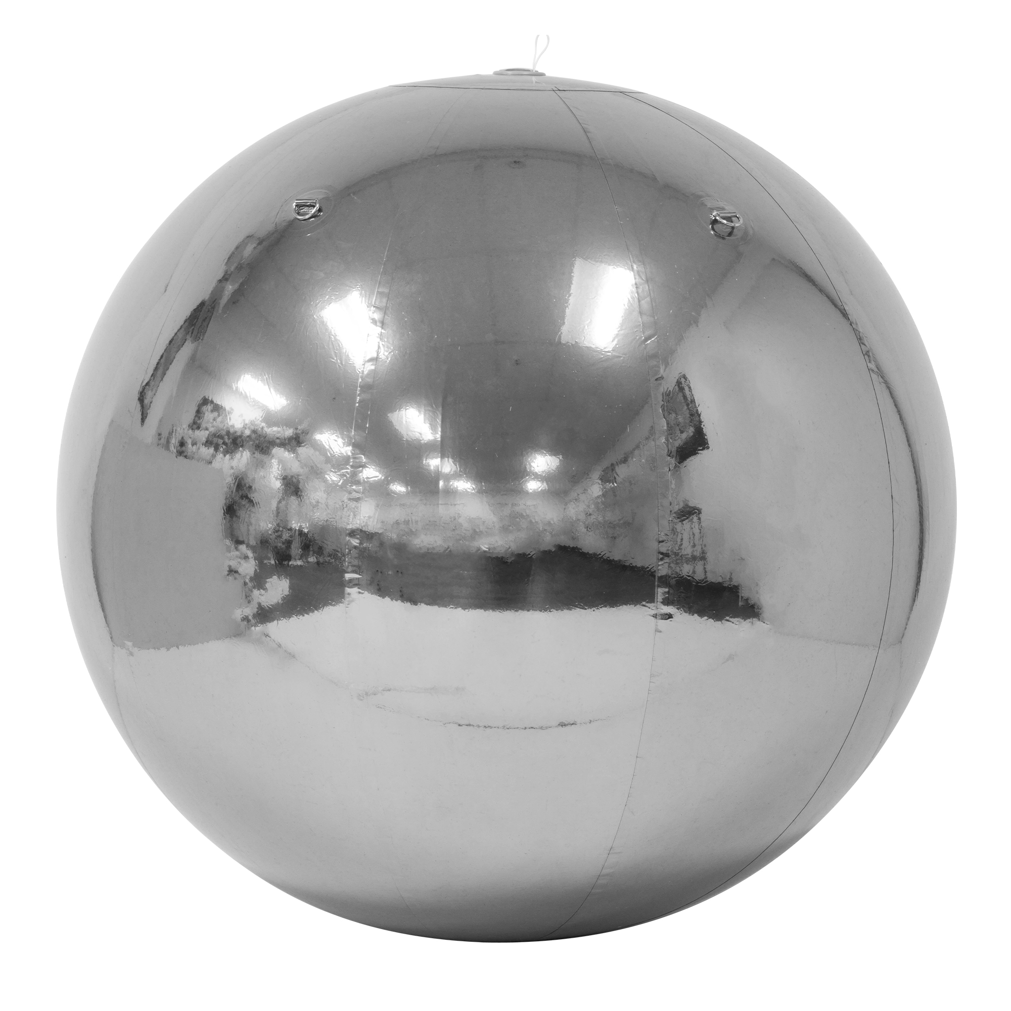 Inflatable Decoration Mirror Ball 16" - Silver