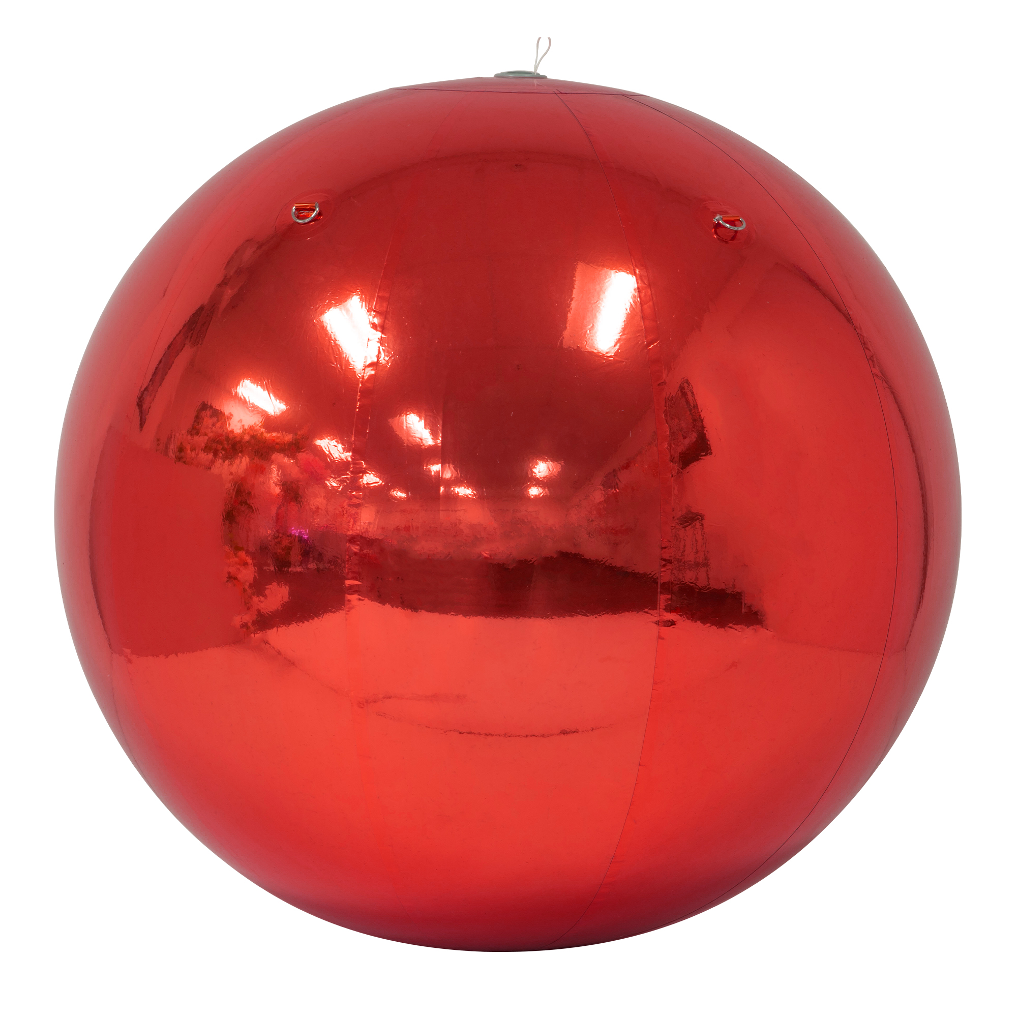 Inflatable Decoration Mirror Ball 24" - Red