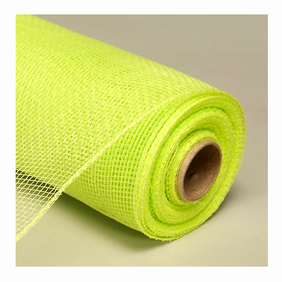 Decorative Poly Mesh Roll - Apple Green
