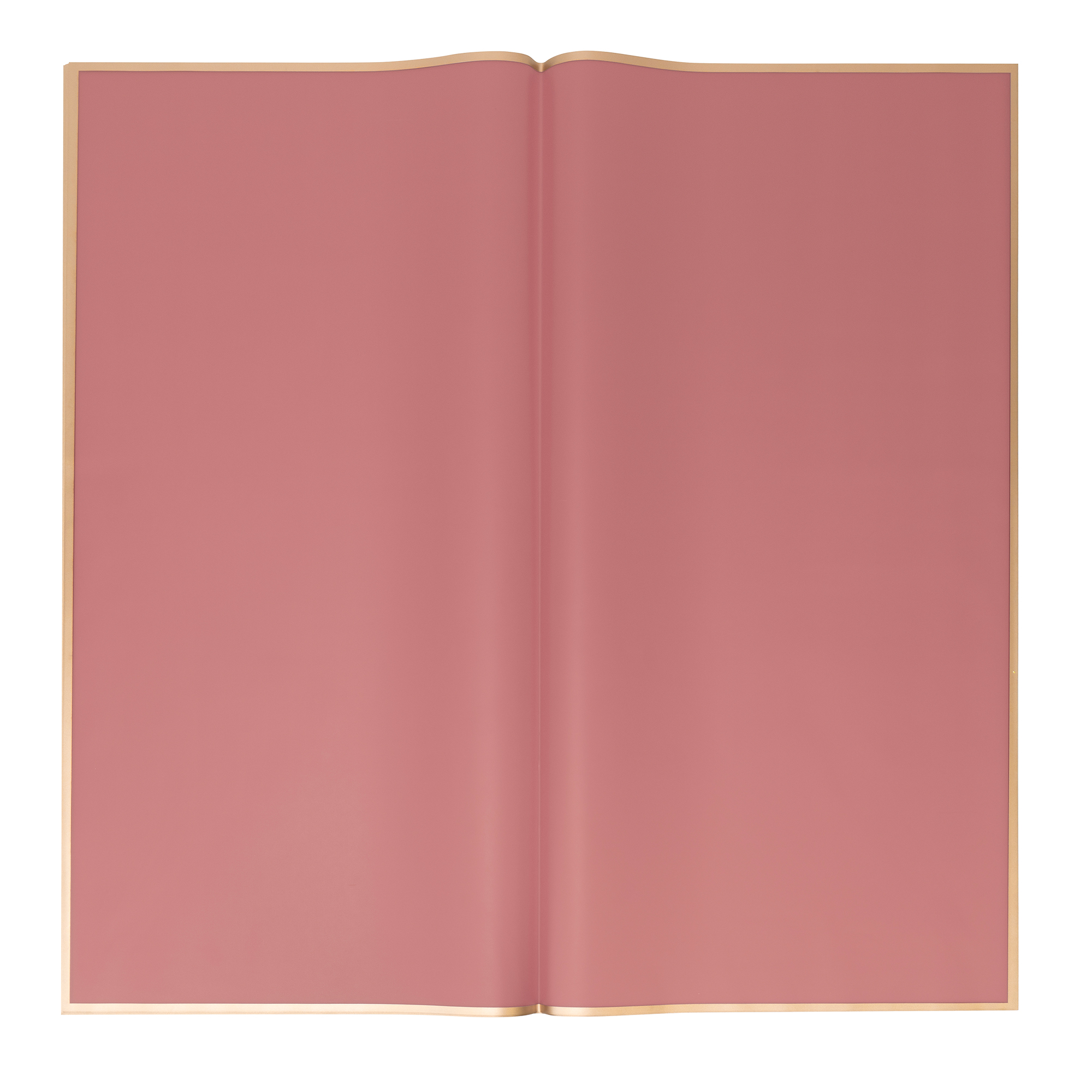 Floral Wrapping Paper With Gold Edge 20pc/pack  - Mauve