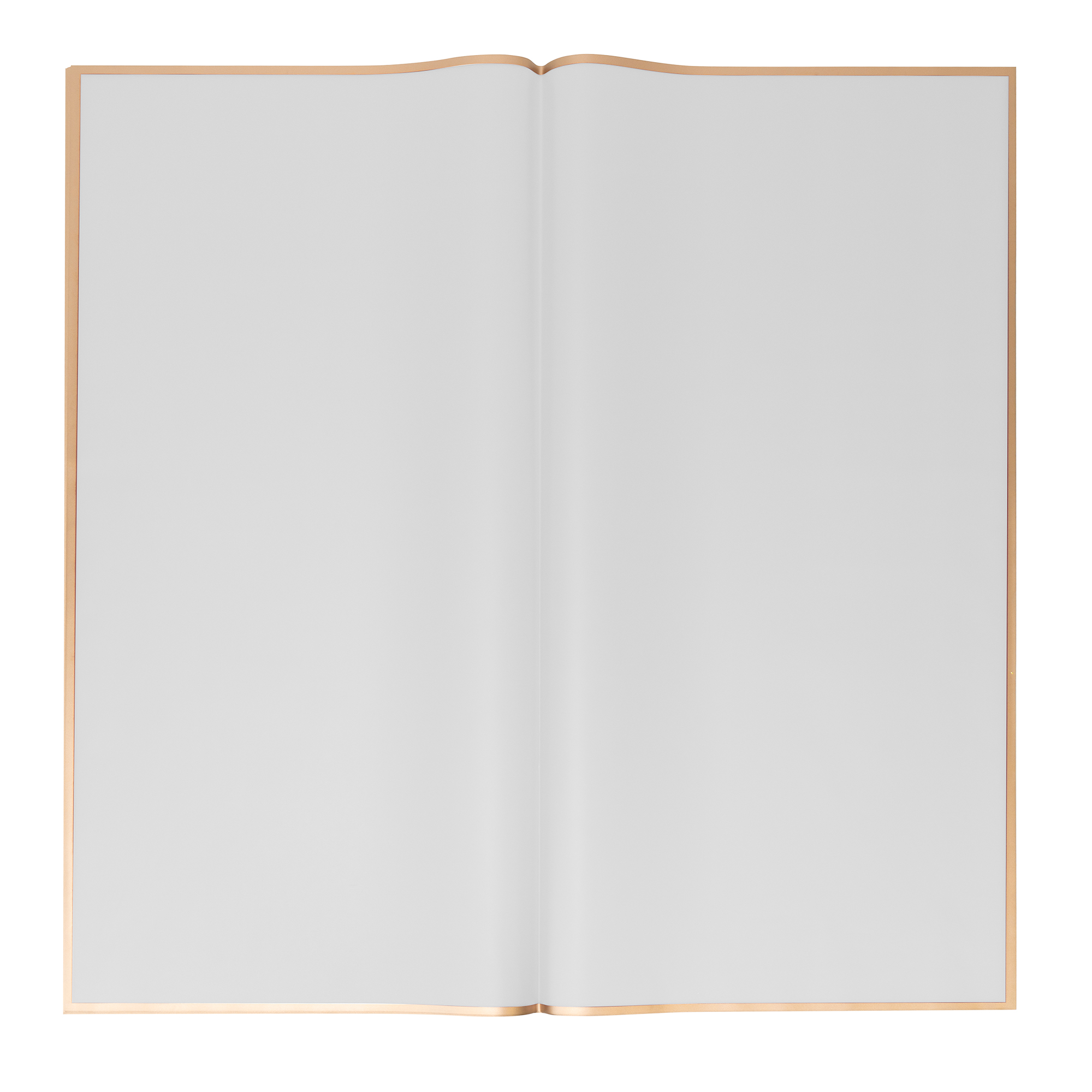 Floral Wrapping Paper With Gold Edge 20pc/pack  - White