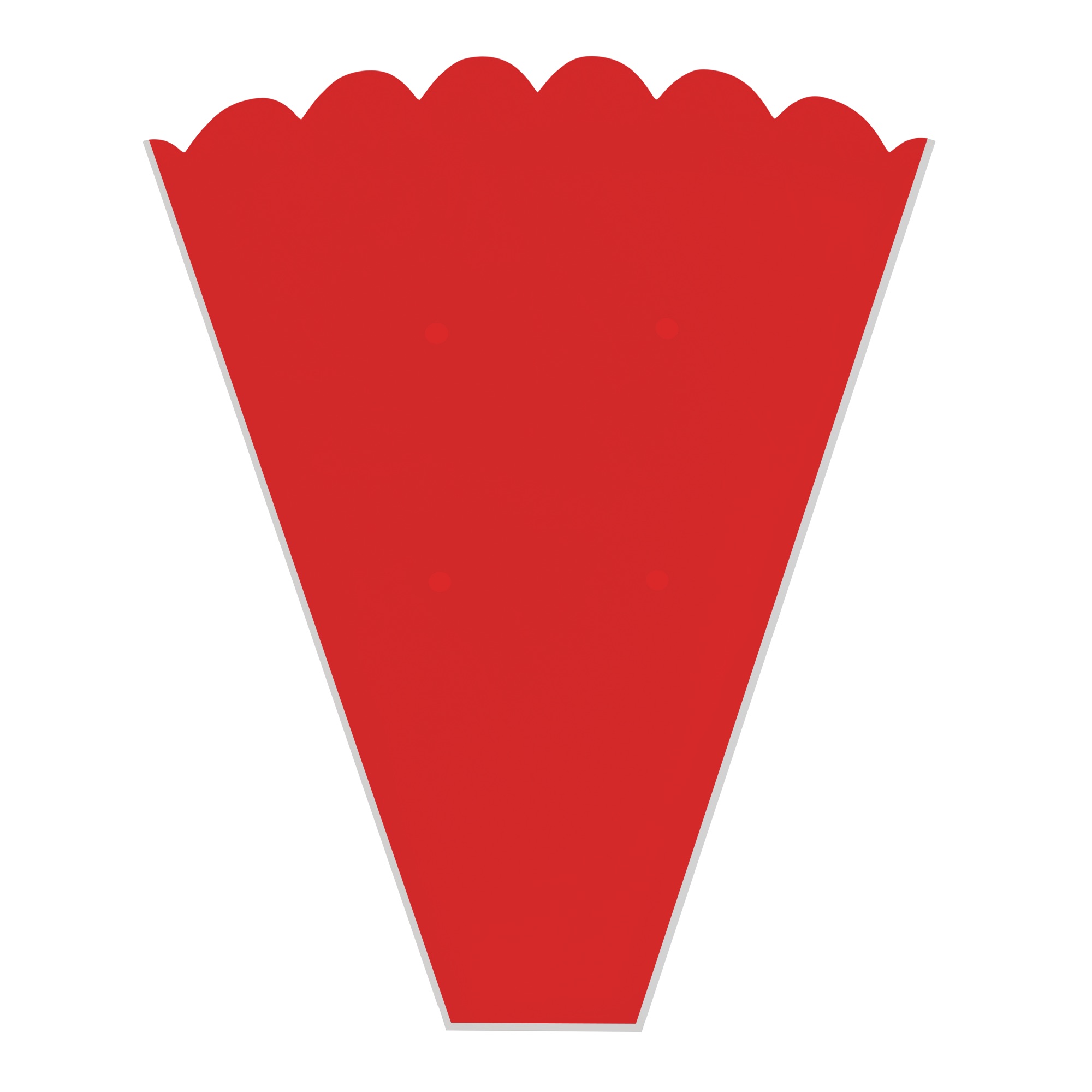 16" Bouquet Flower Sleeves 50pc/pack  - Red