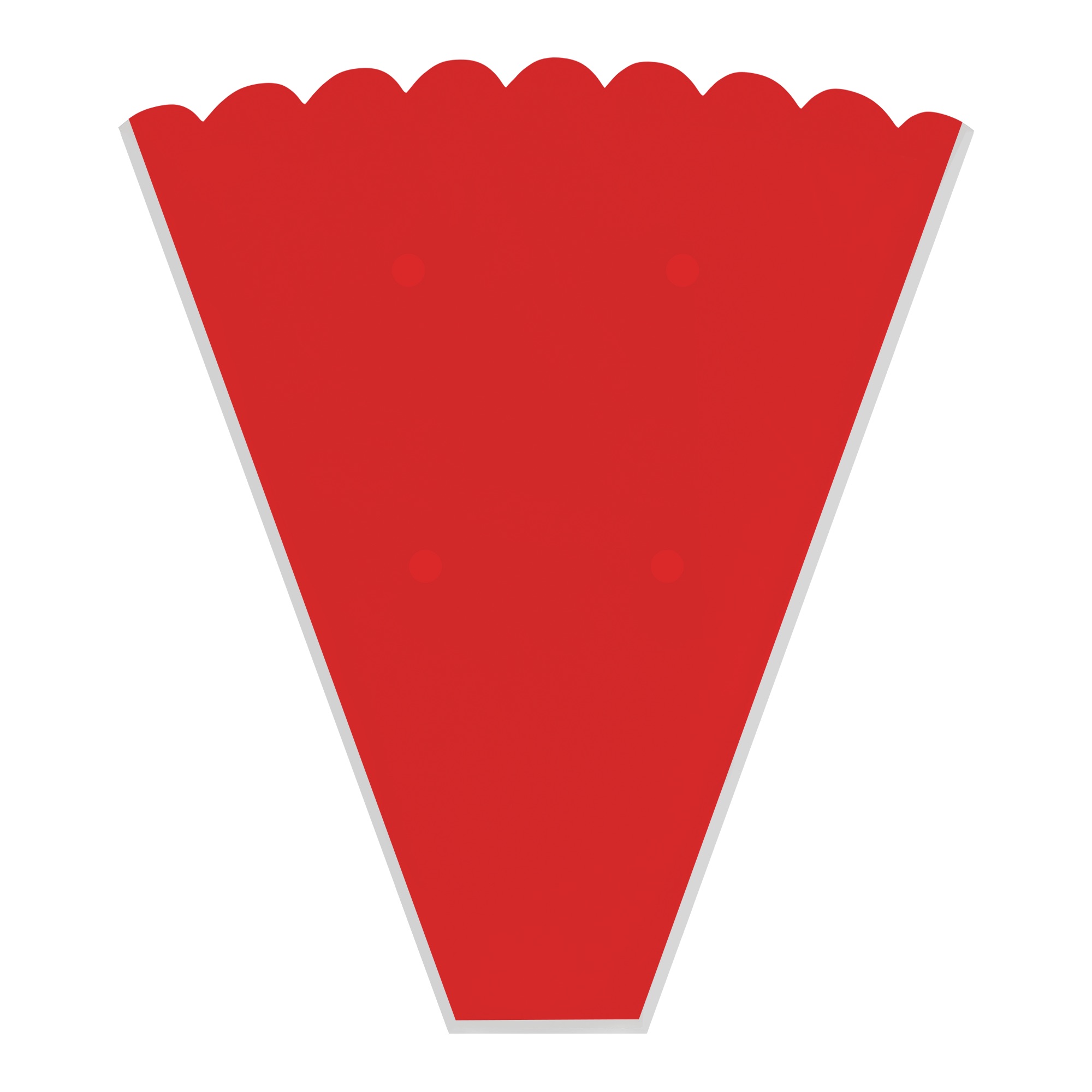 20" Bouquet Flower Sleeves 50pc/pack - Red