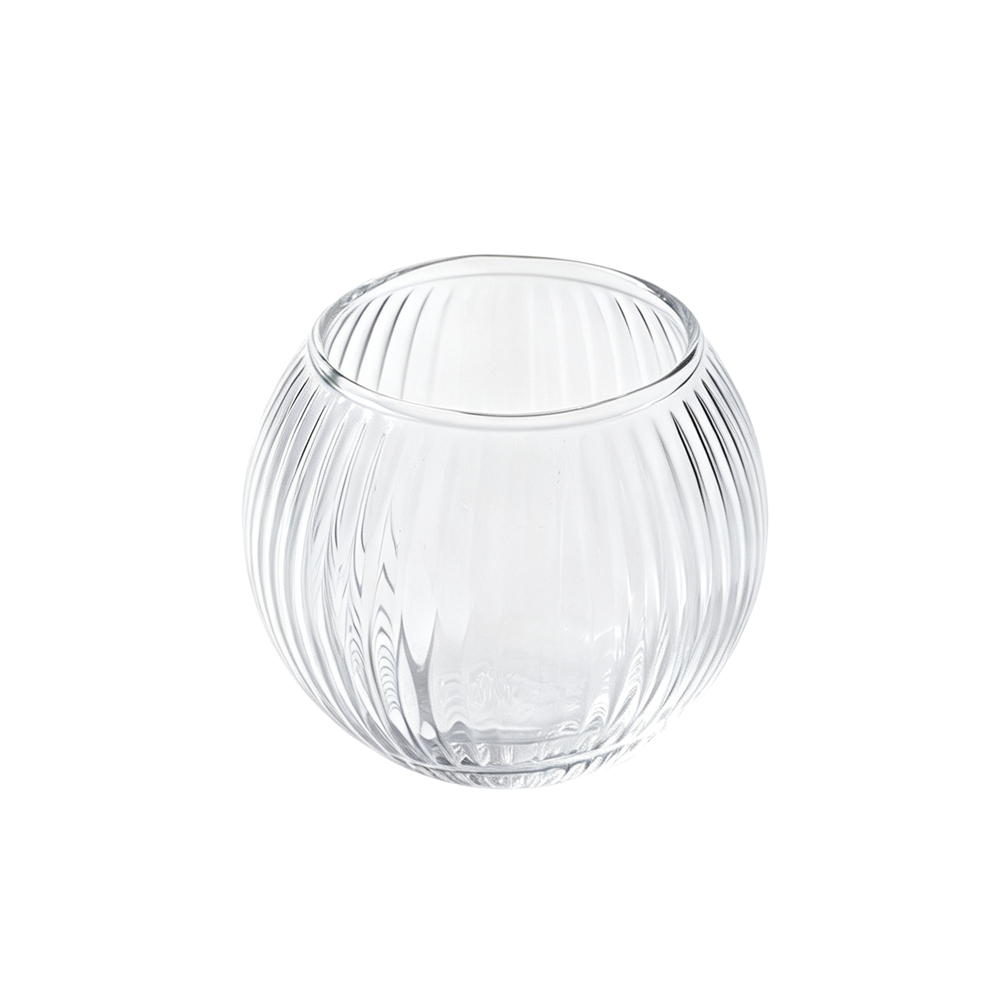 Glass Round Votive Candle Holder 2" - Clear