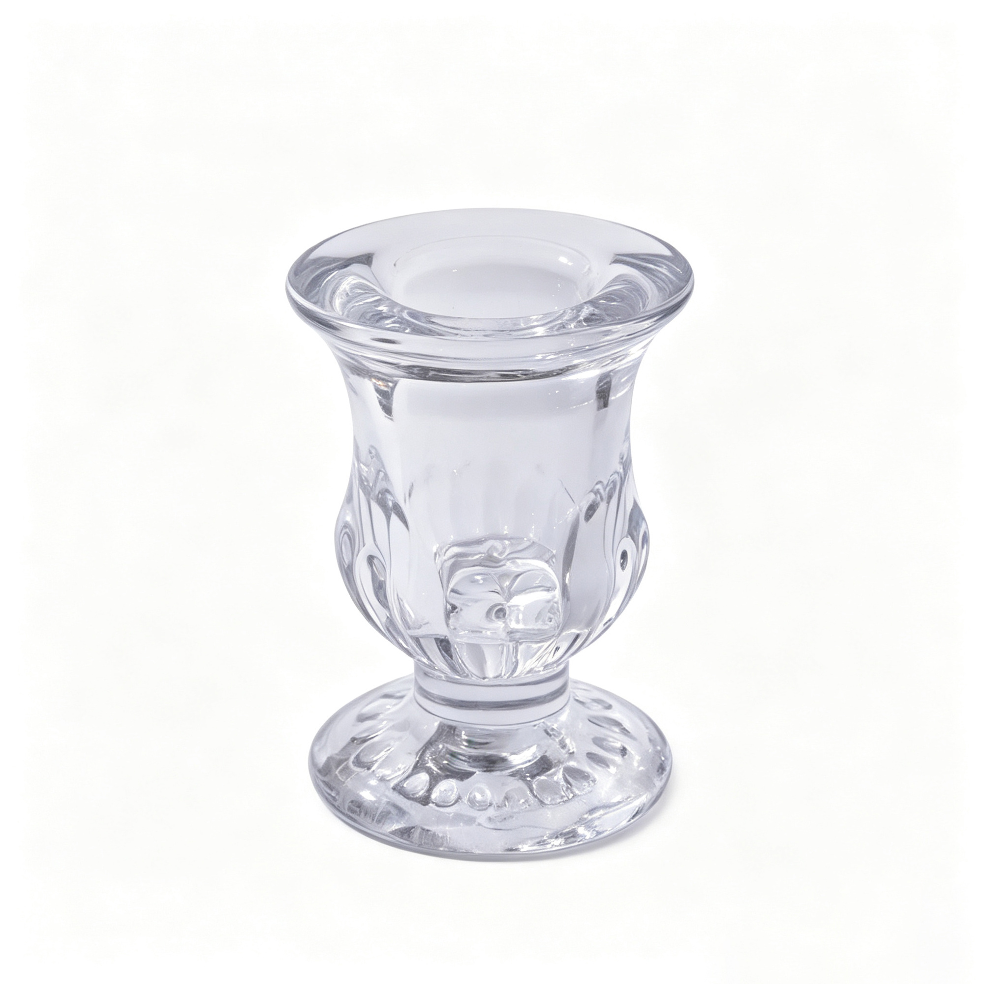 Glass Taper Candle Holder 2&frac14;" - Clear