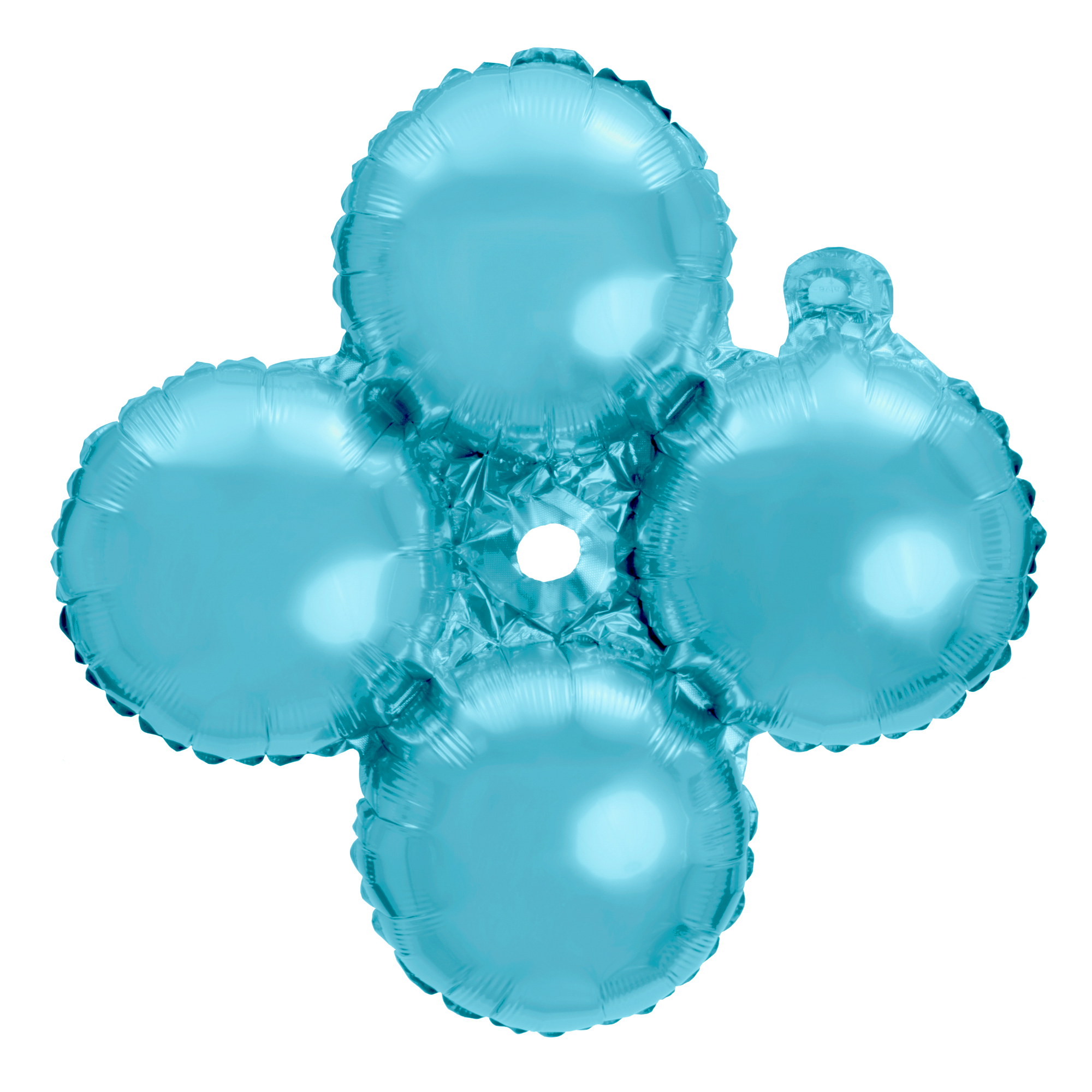 8" Quad Mylar Balloon 50pc/pack - Blue