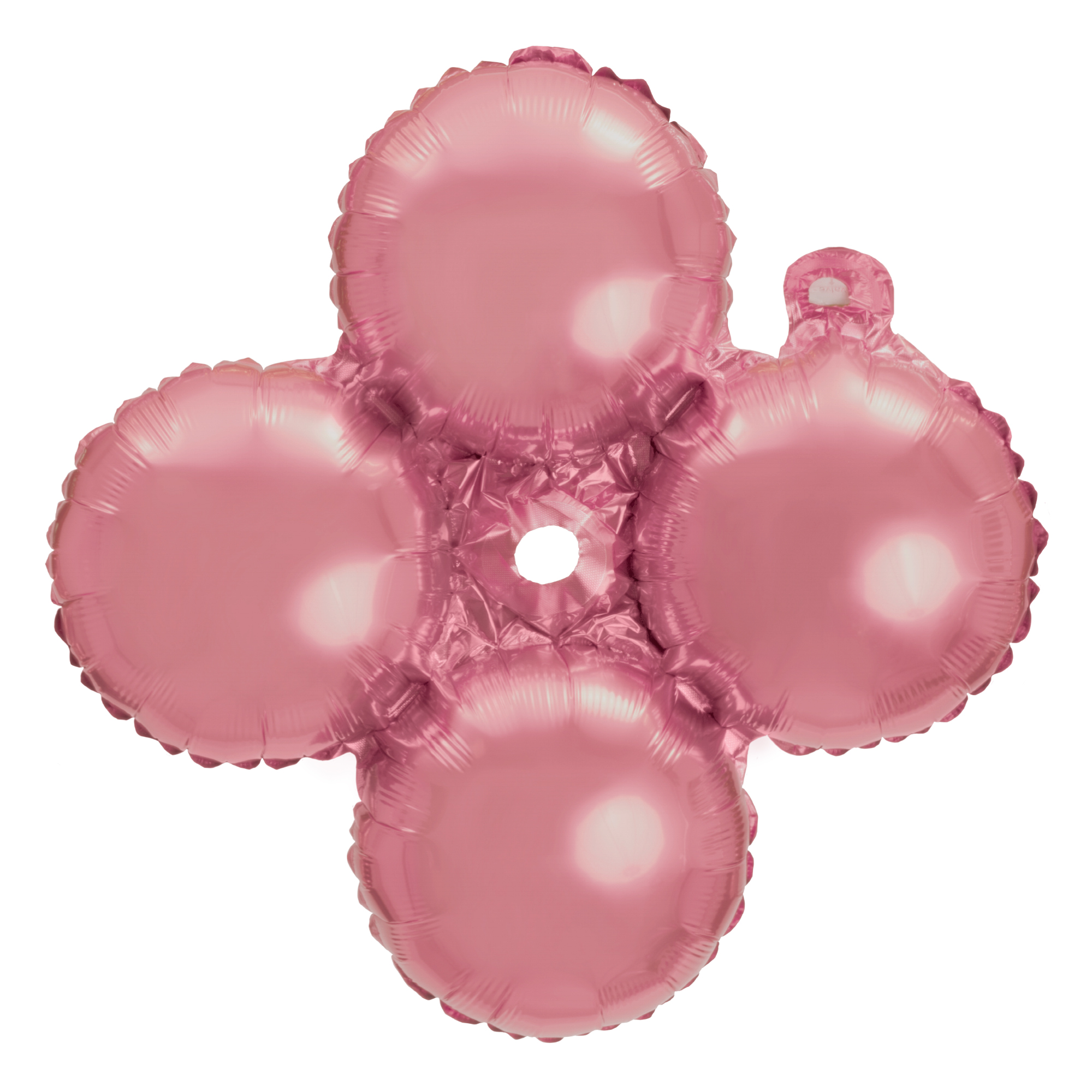 8" Quad Mylar Balloon 50pc/pack - Baby Pink