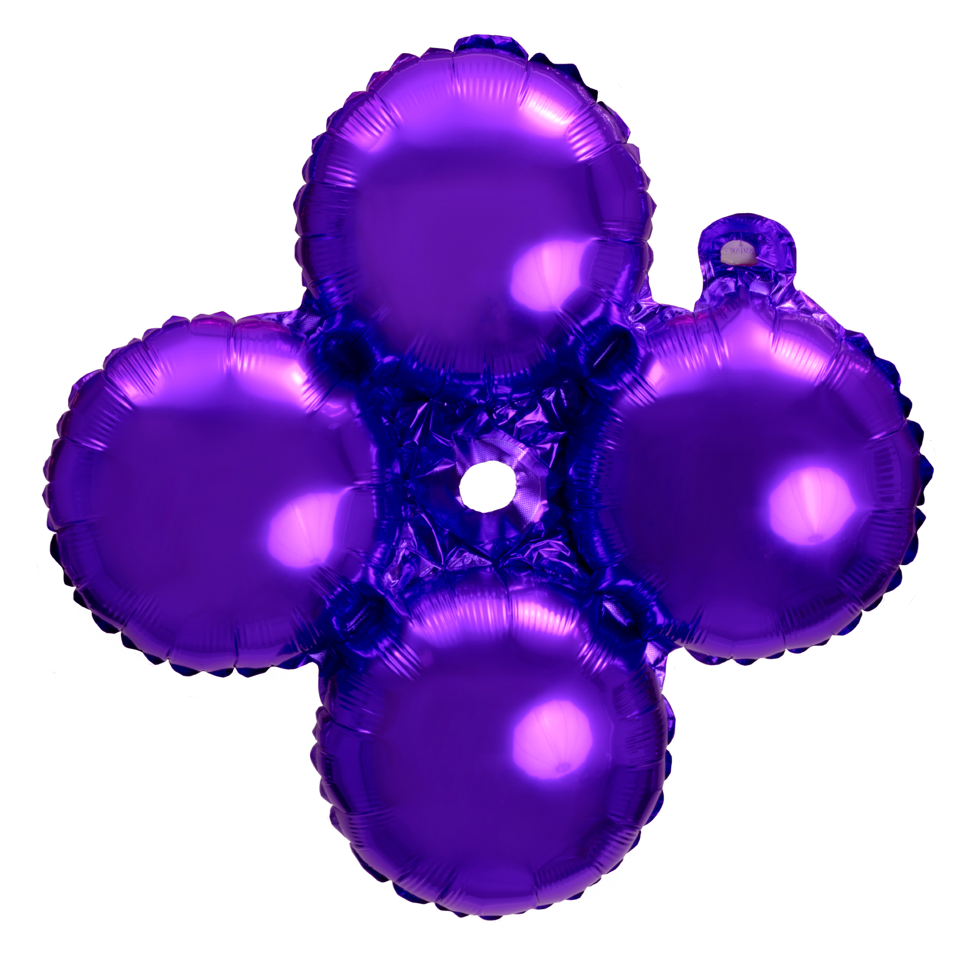 8" Quad Mylar Balloon 50pc/pack - Purple
